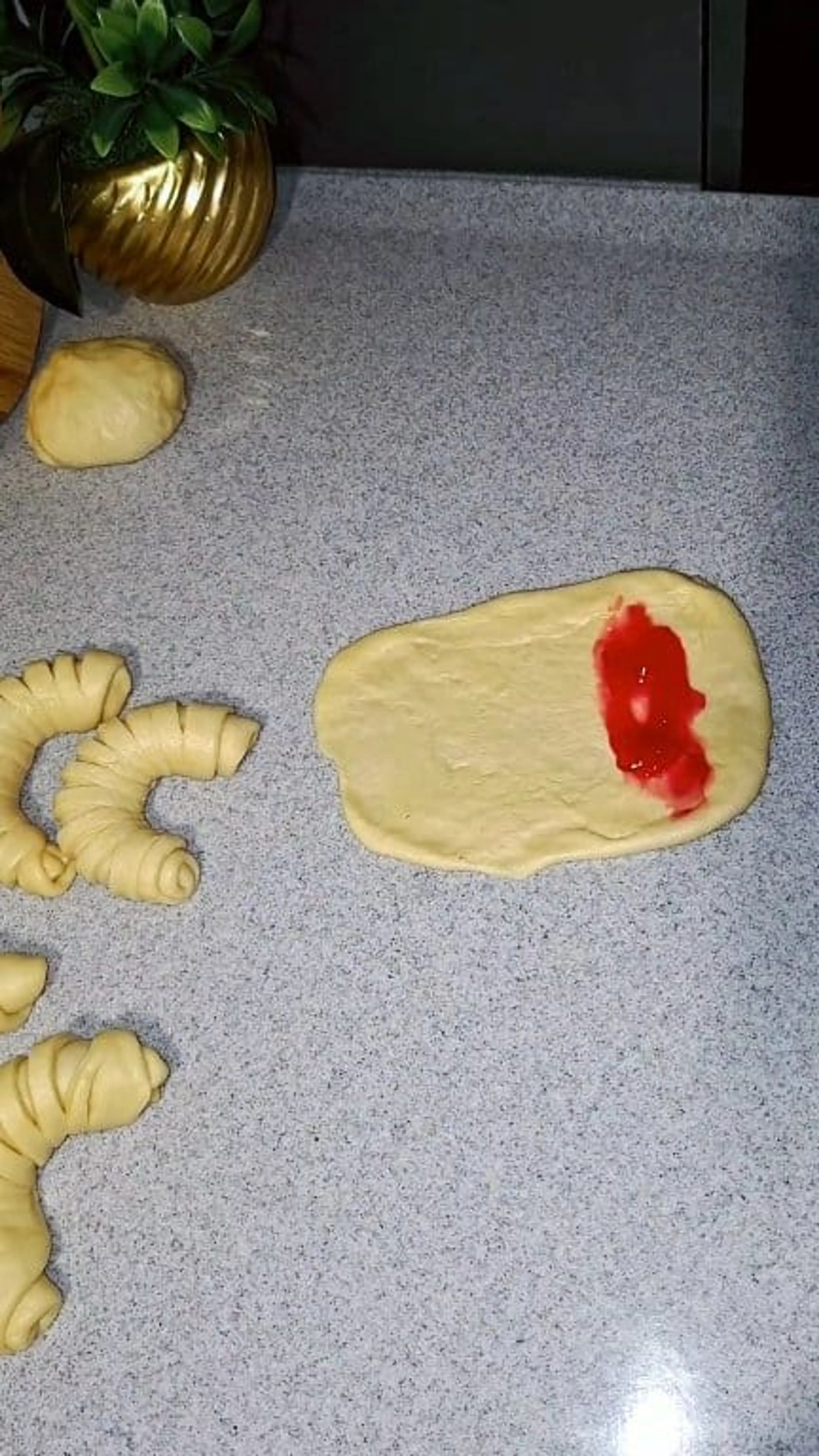 Jam-filled Sweet Crescent Rolls