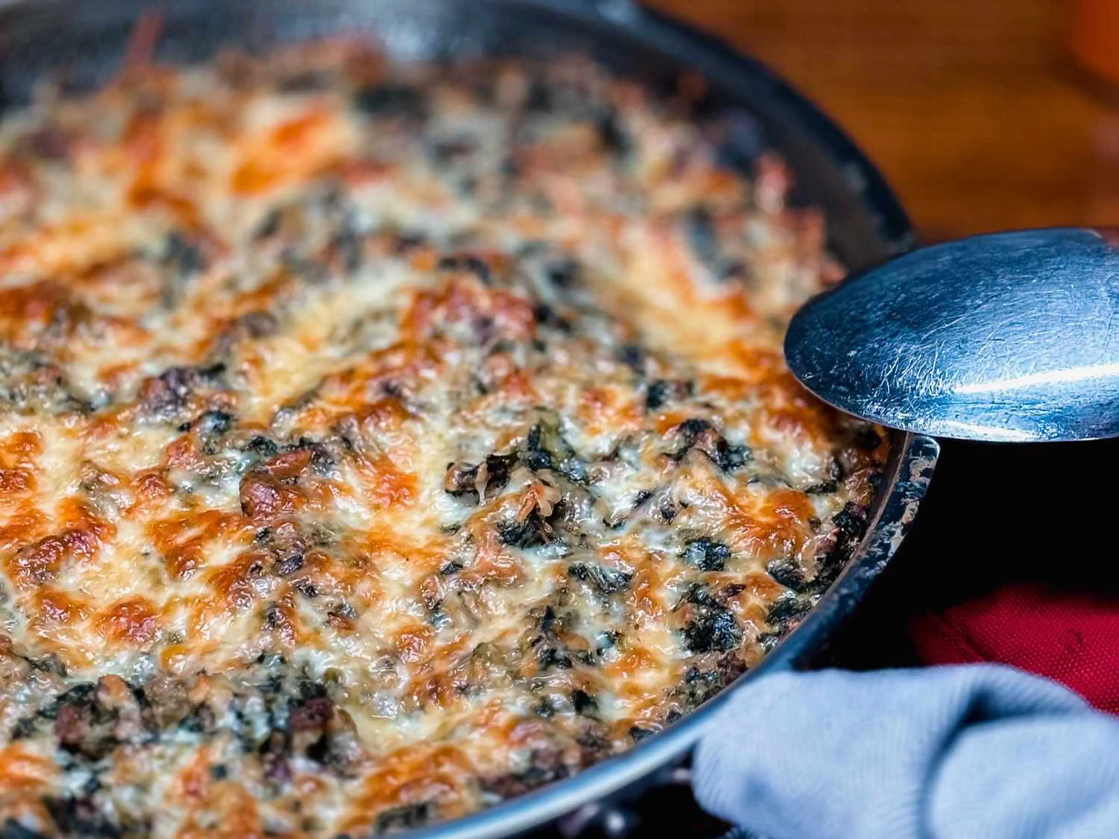 Ground Beef Spinach Casserole