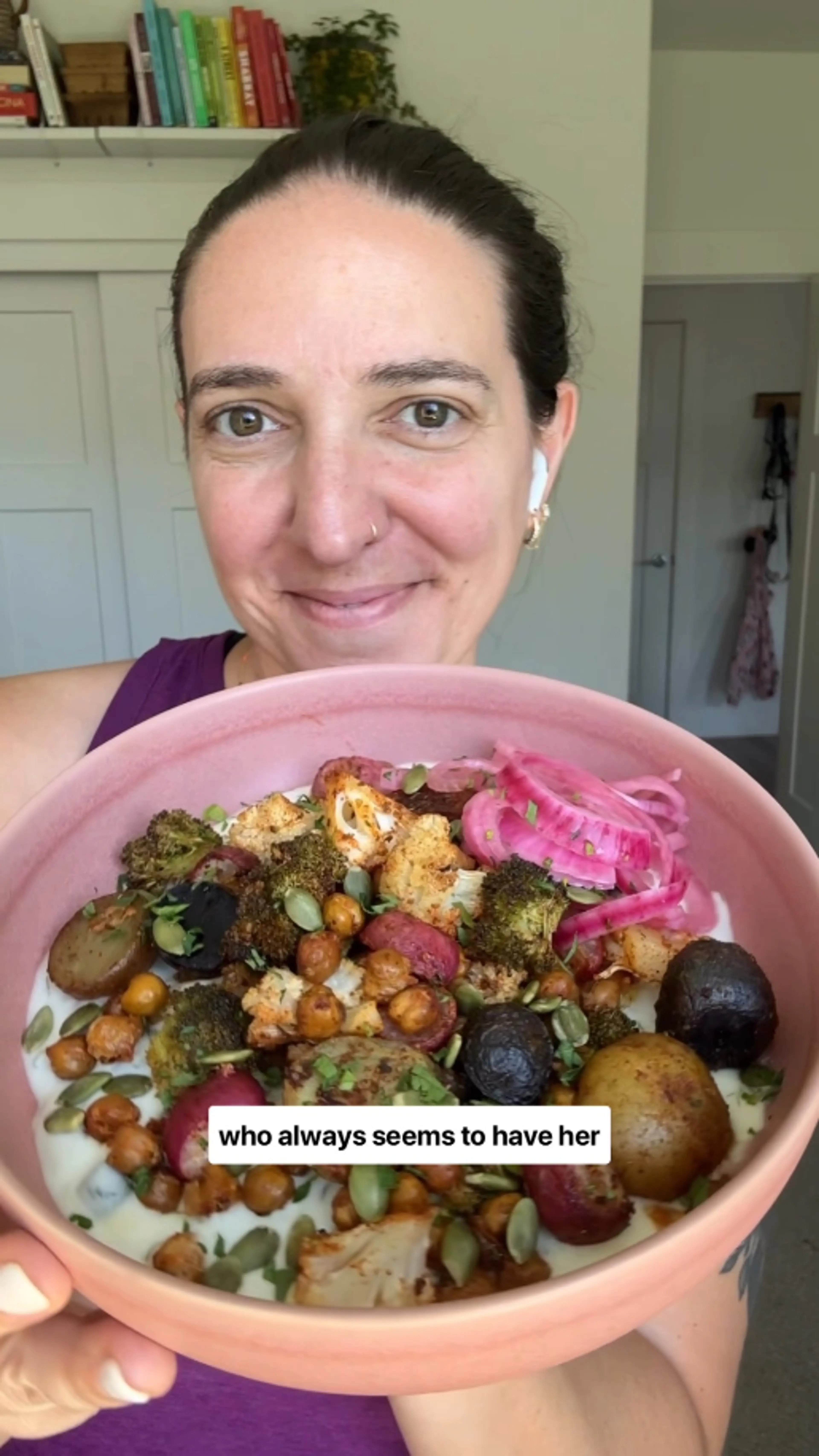 Roasted Veggie Tzatziki Bowls