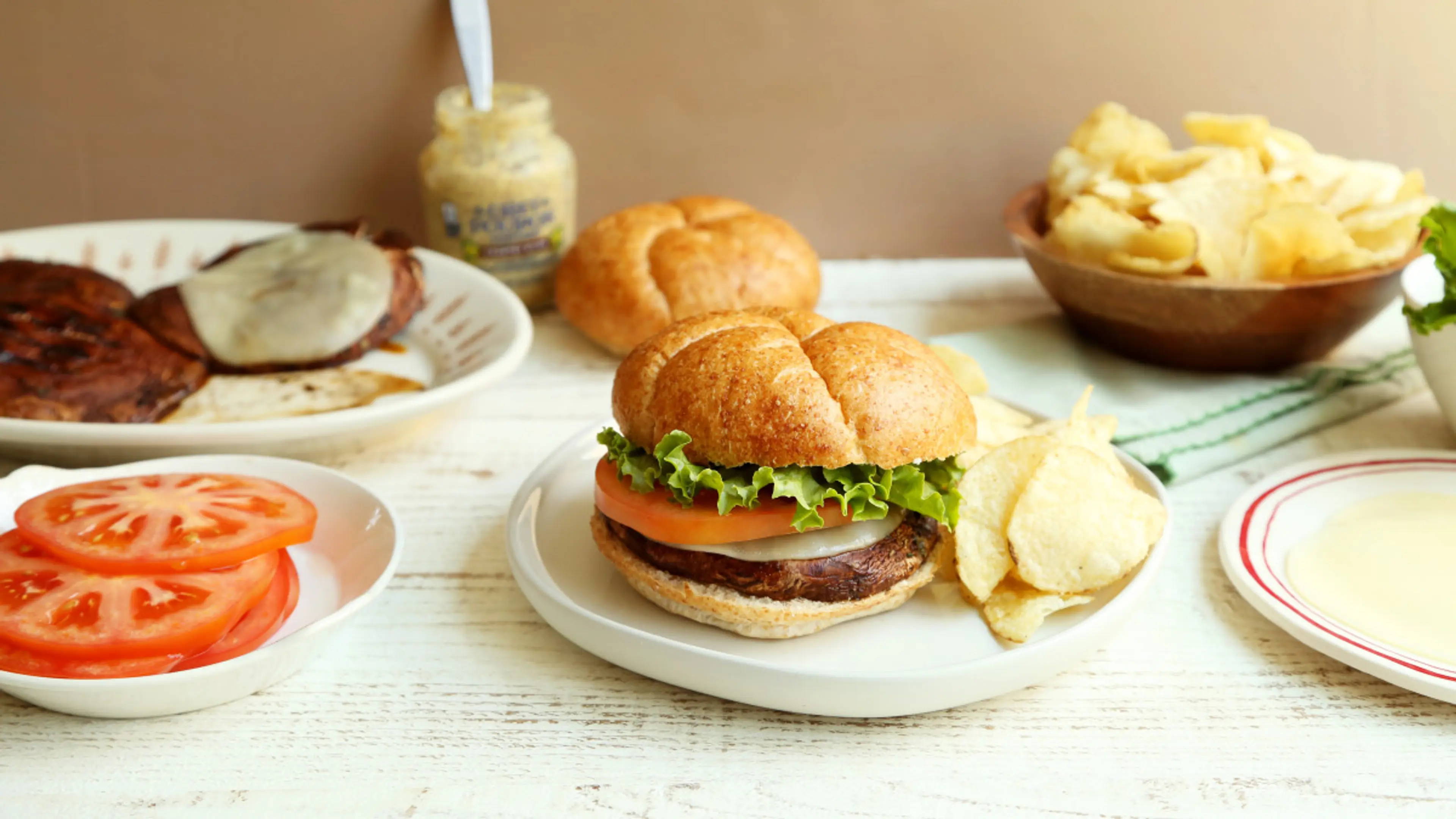 Portabella Mushroom Burgers