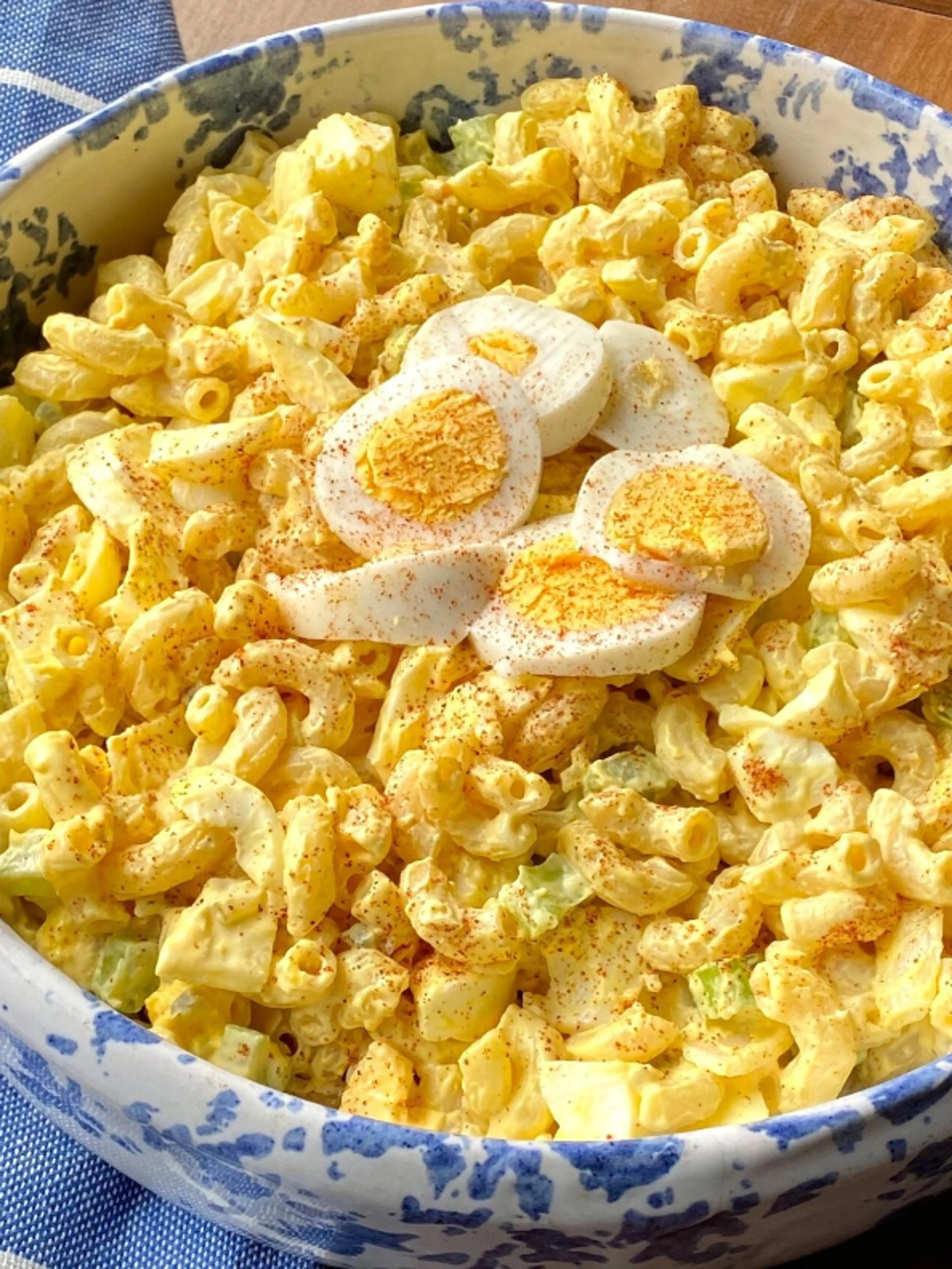 Deviled Egg Macaroni Salad