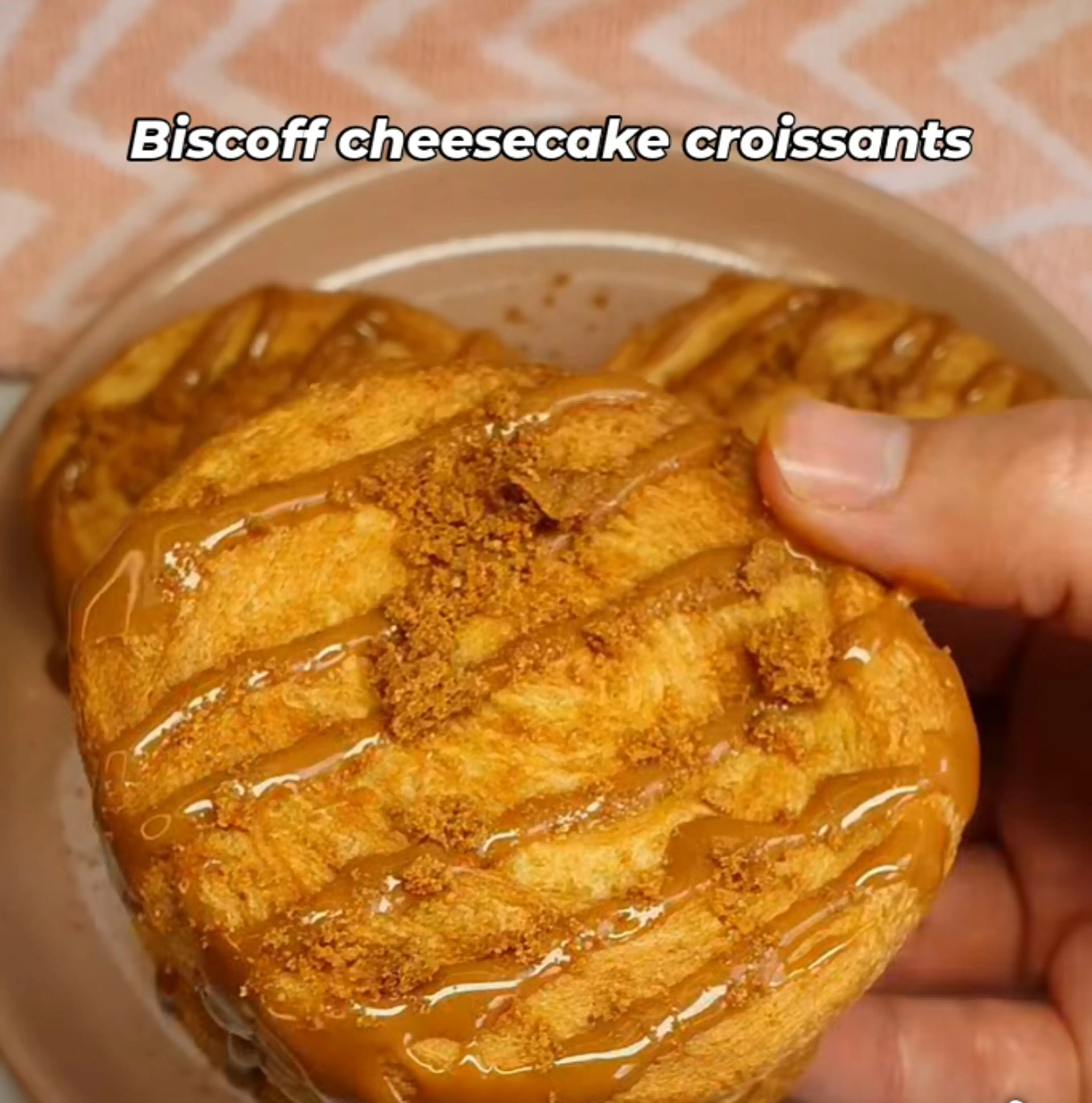 Biscoff Cheesecake Croissants