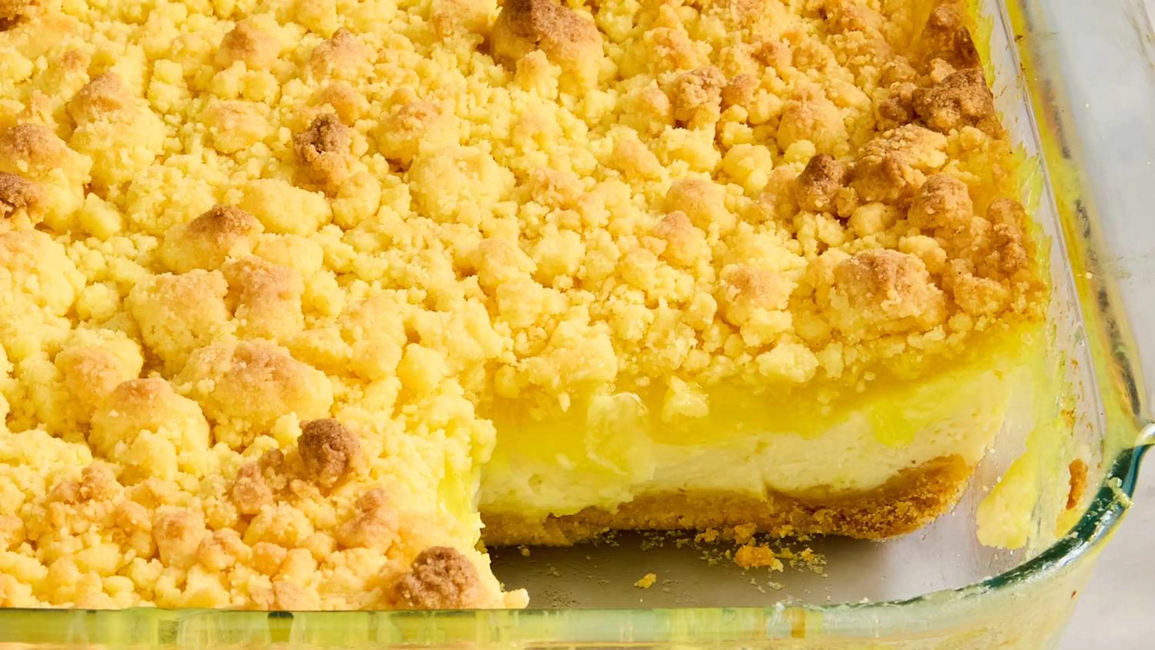 Lemon Cream Cheese Dump Cake