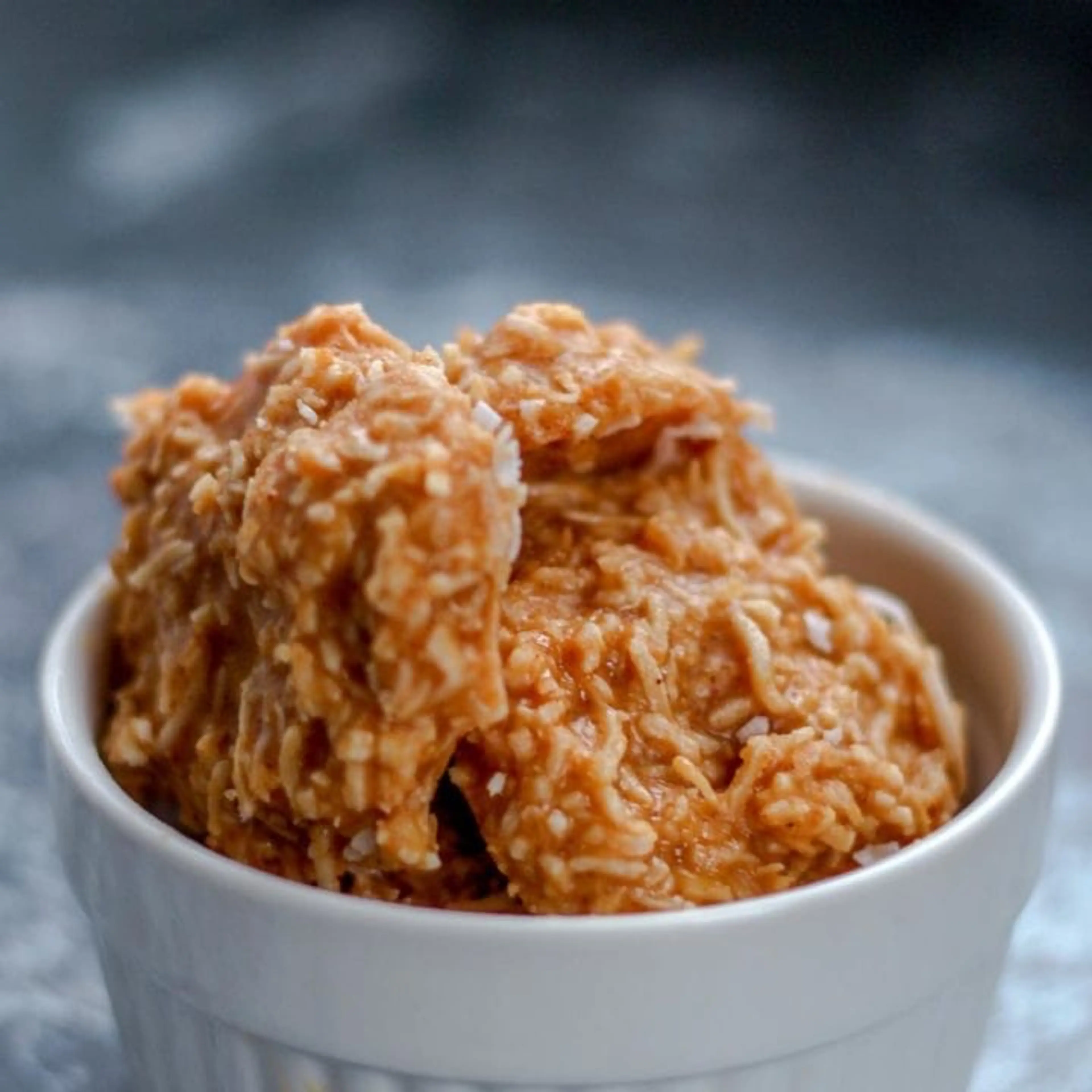 No Bake Peanut Butter Coconut Bites