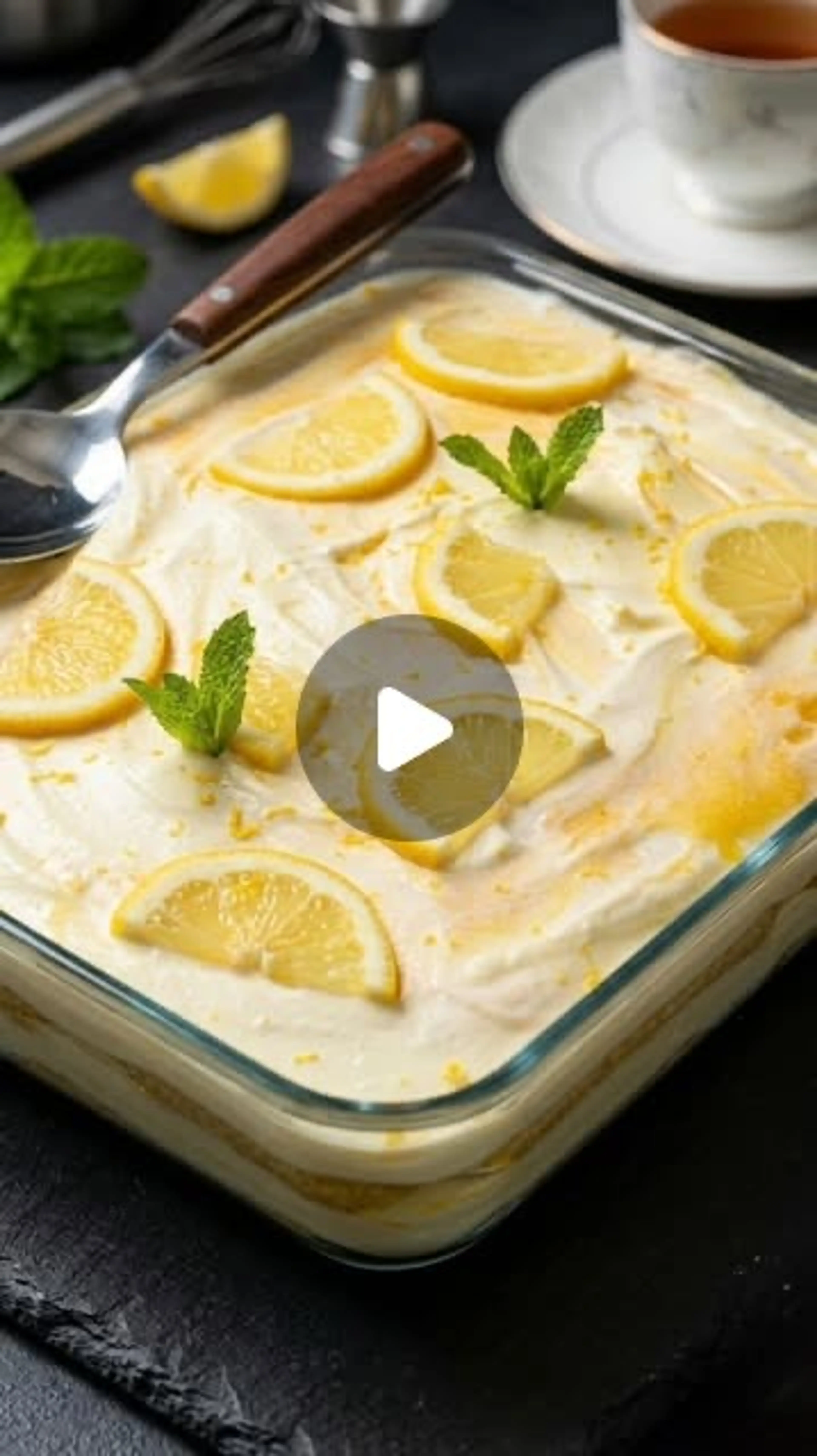 Tiramisú De Limón Casero