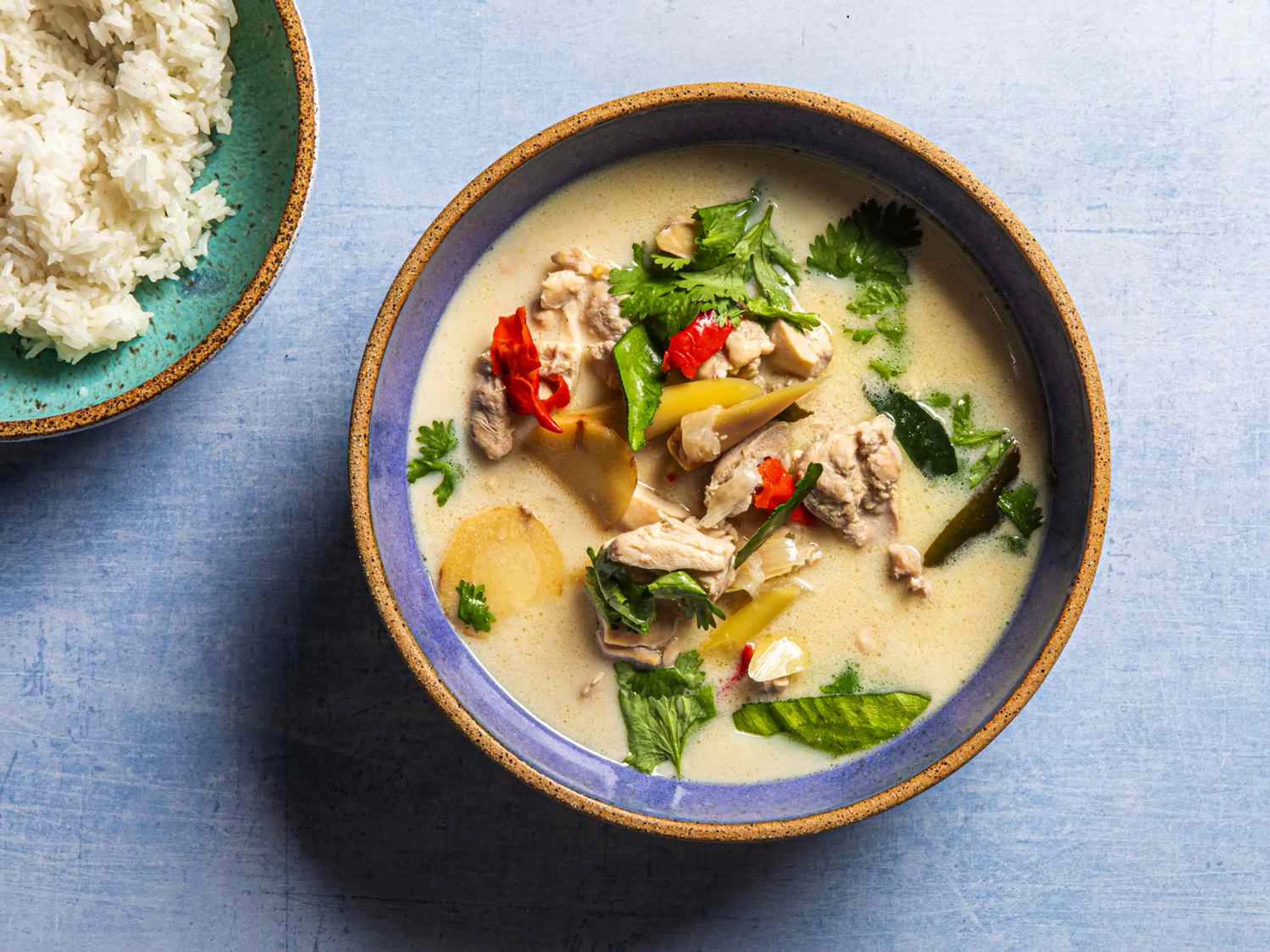 Tom Kha Gai (Thai Chicken Soup with Coconut and Galangal)