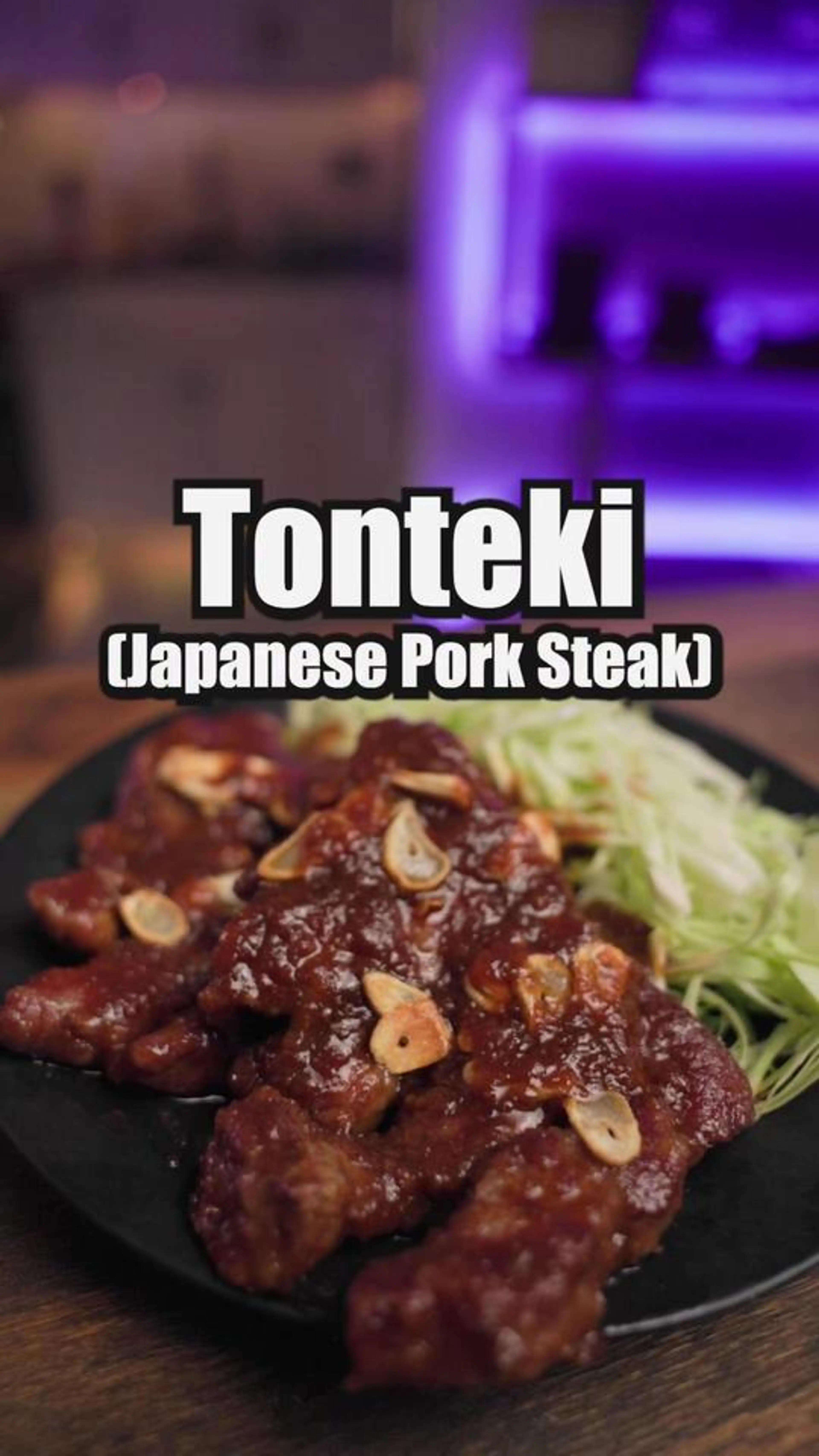Japanese Pork Steak (Tonteki)