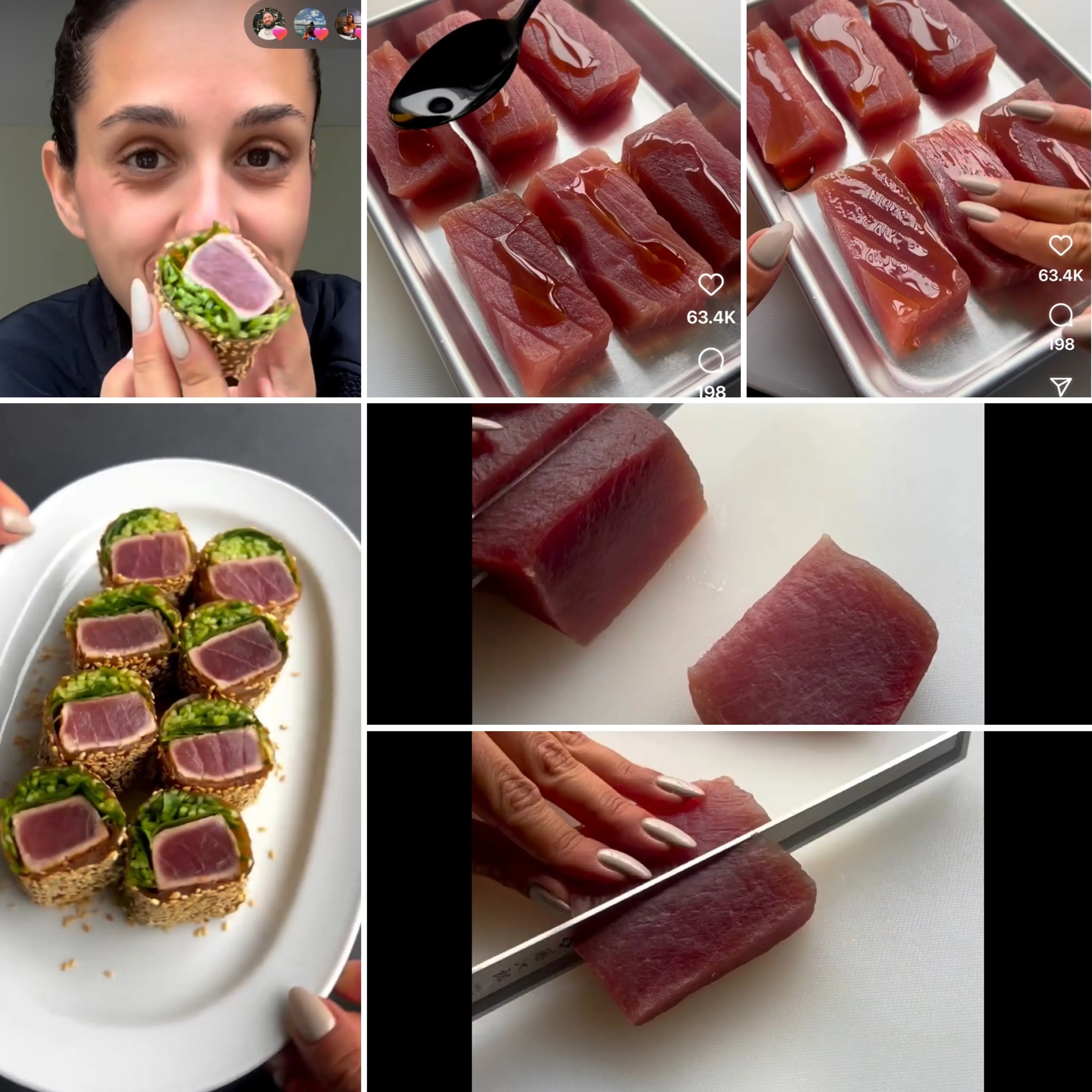 Tuna Tataki Roll