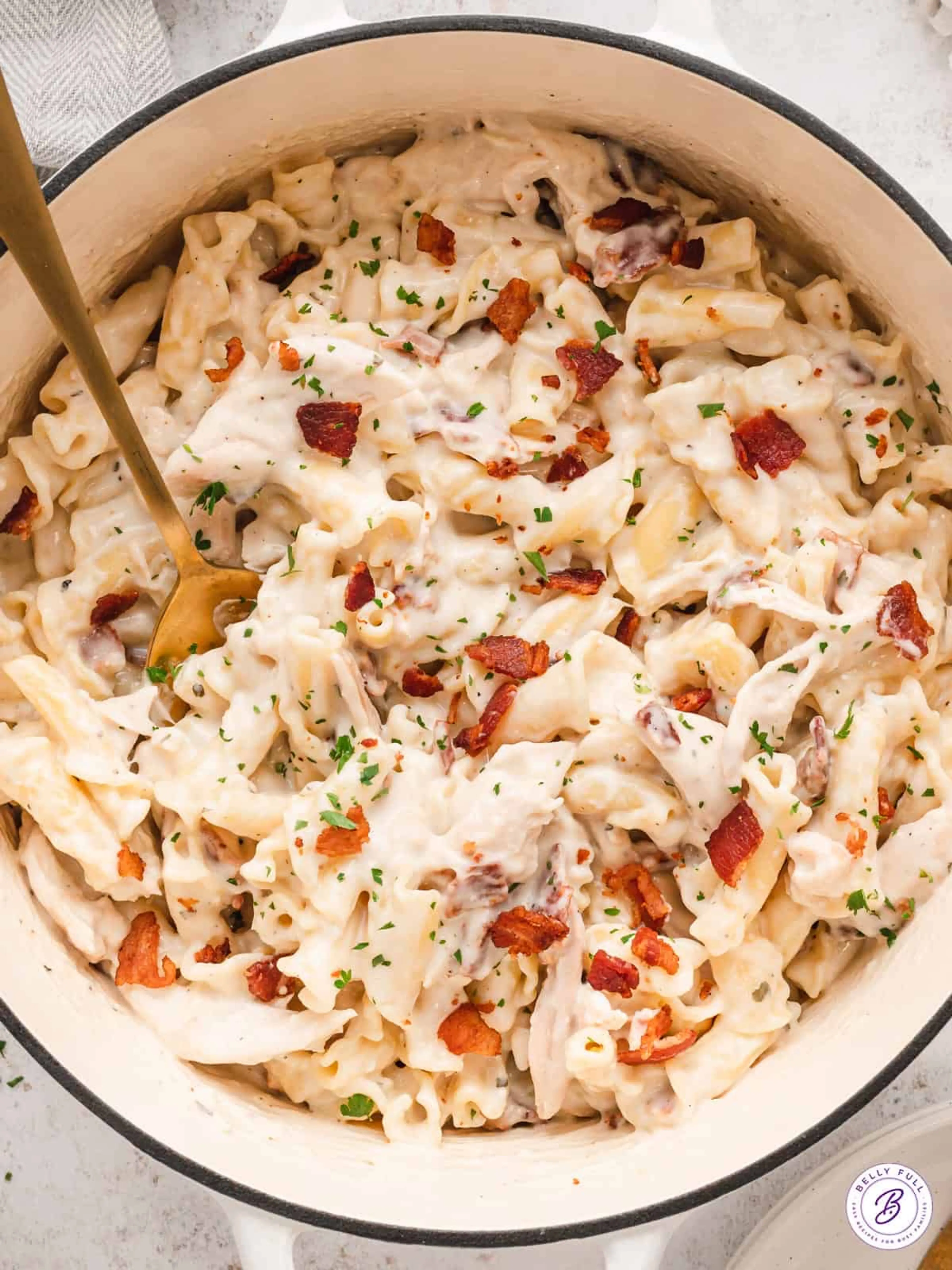 Bacon Ranch Chicken Pasta