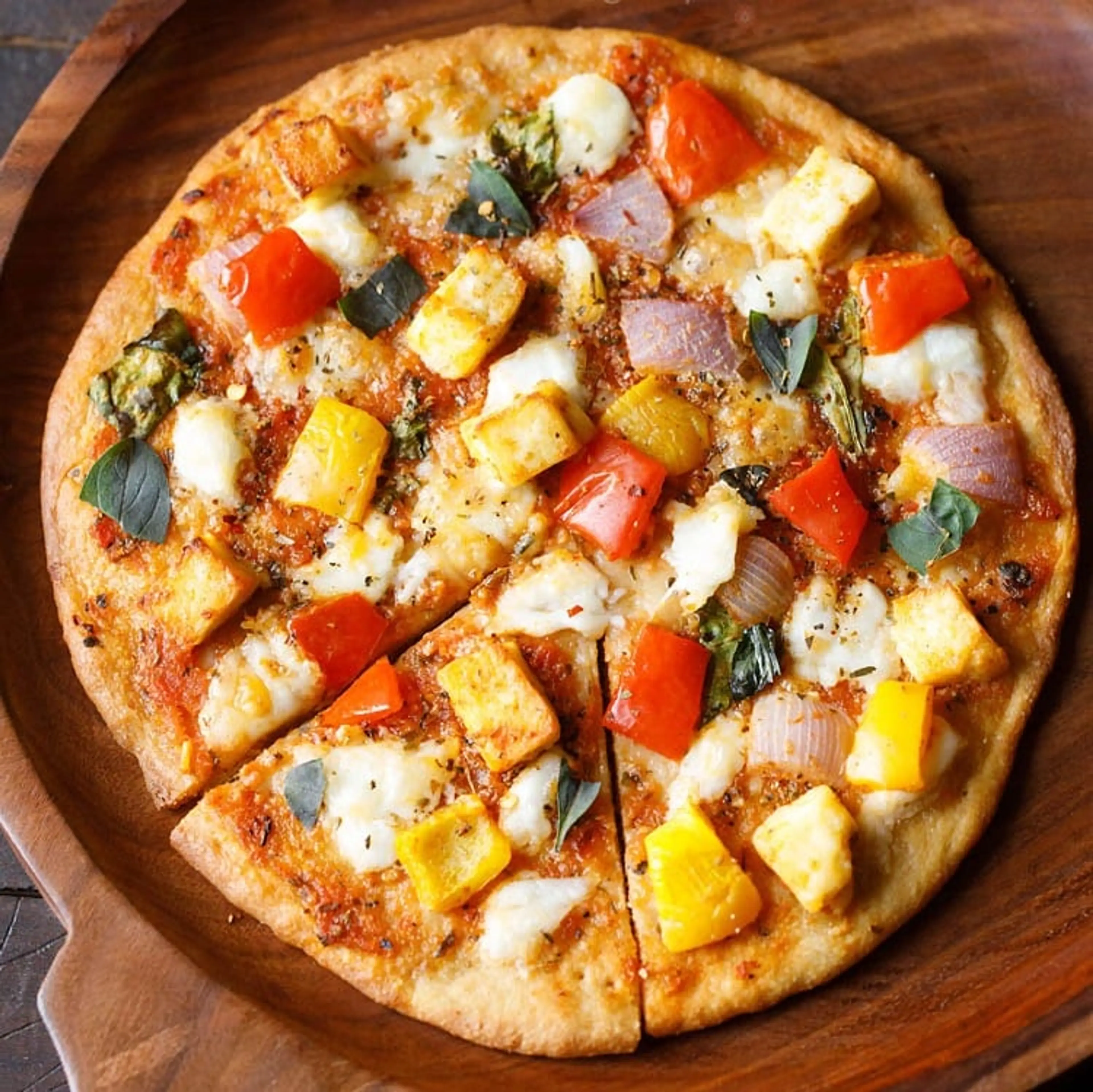 Paneer Pizza | Paneer Cheese Pizza