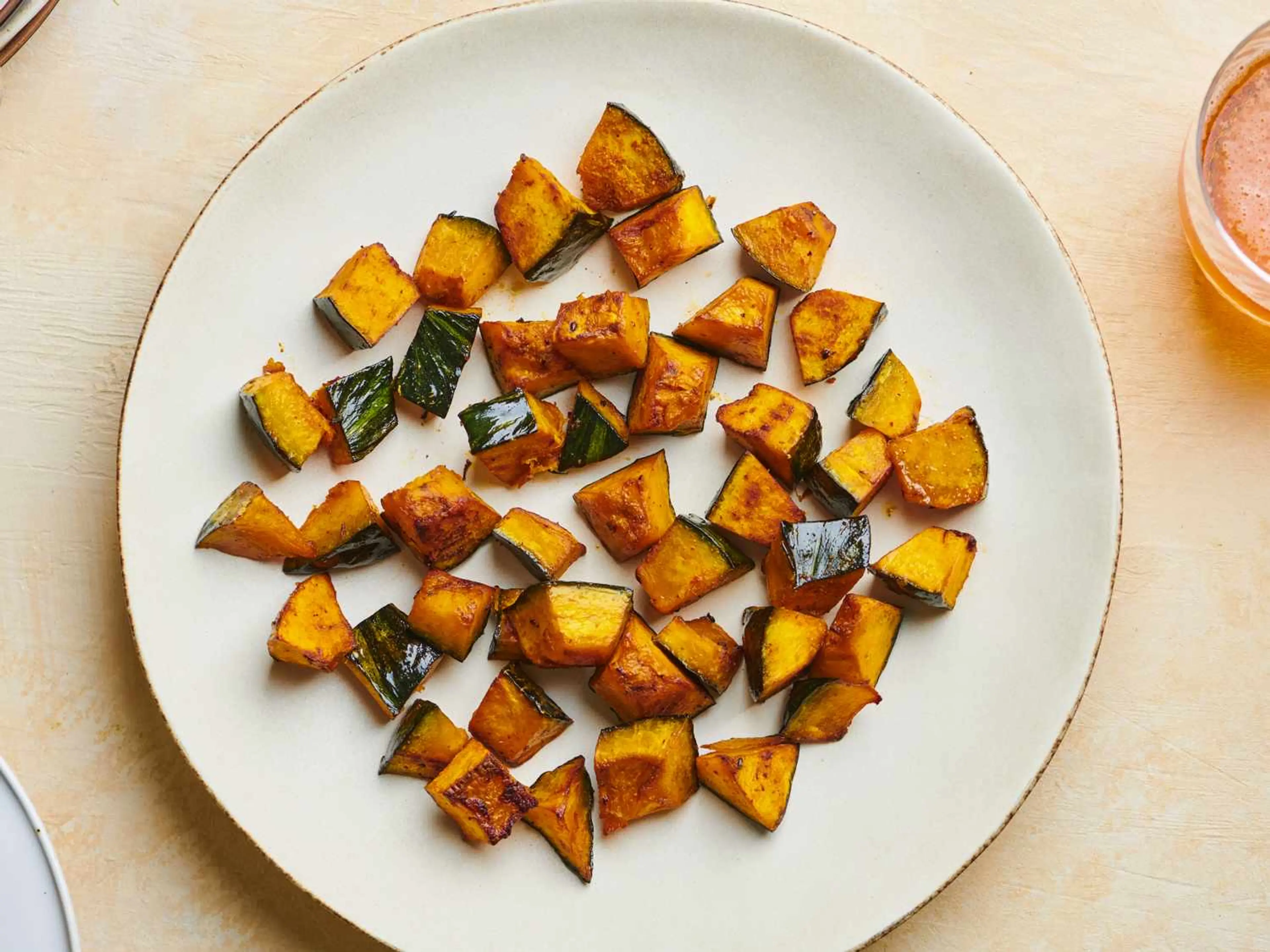 Roasted Kabocha Squash With Soy Sauce, Butter, and Shichimi
