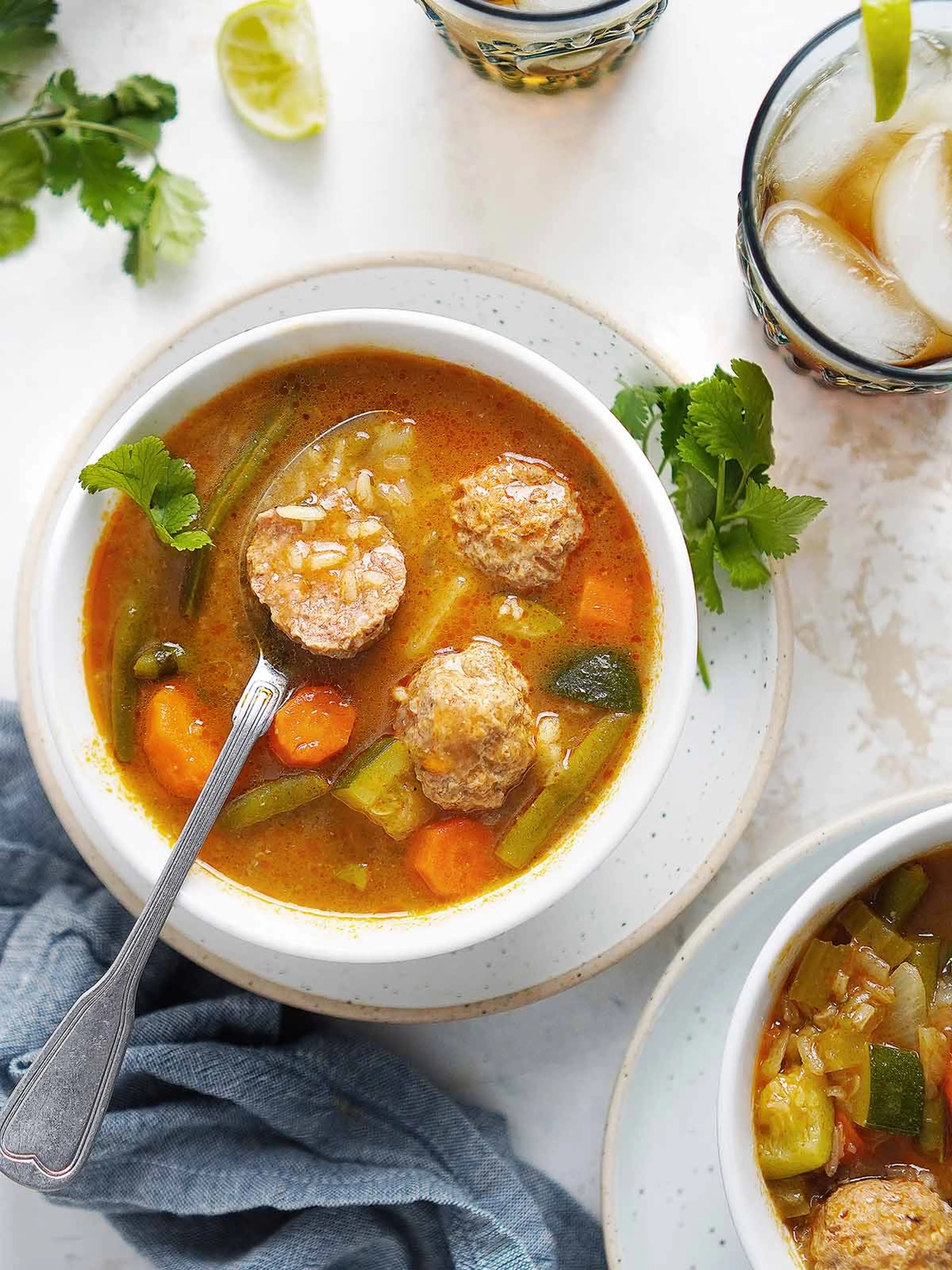 Caldo De Albondigas (Nutritious Mexican Meatballs Soup)