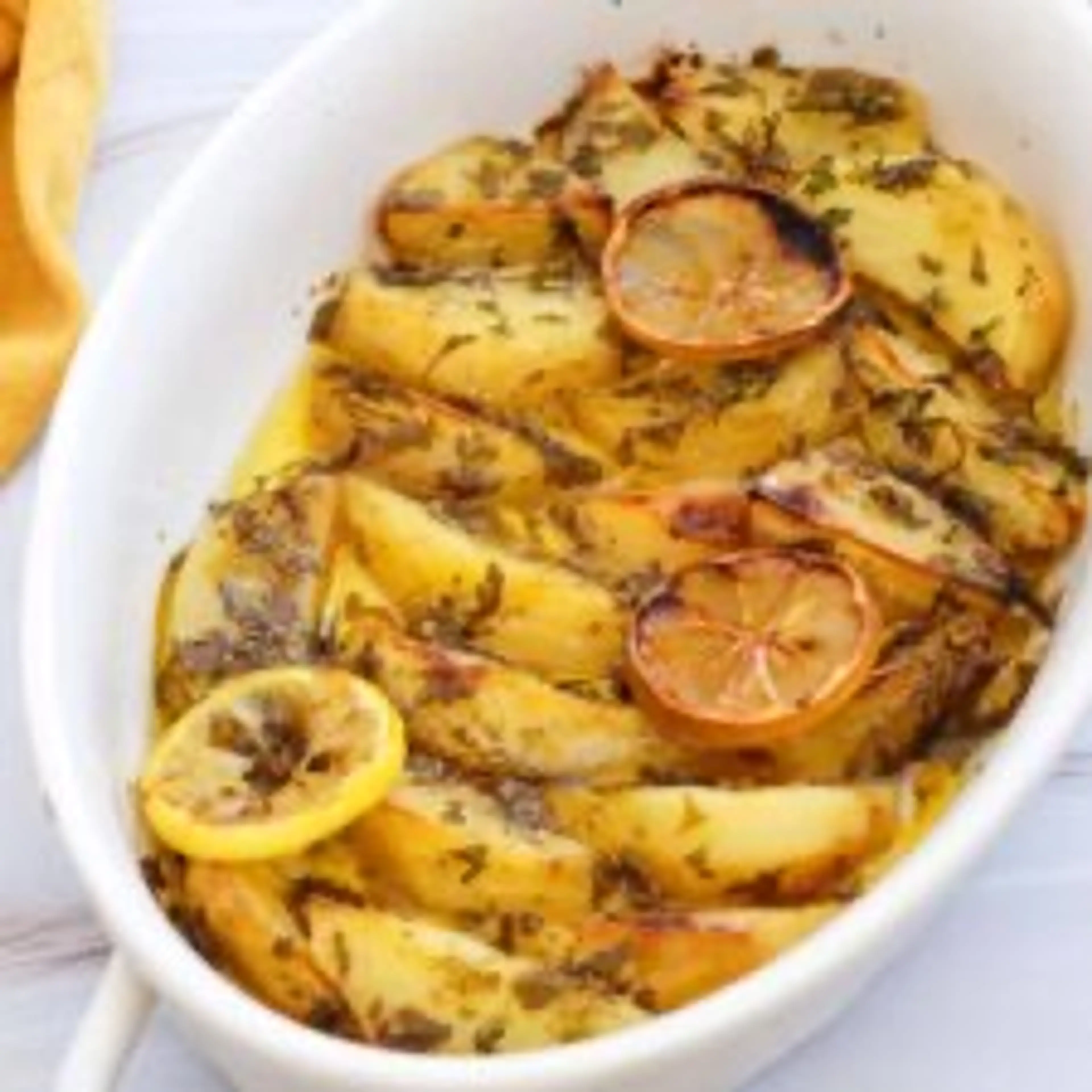 Greek Lemon Potatoes