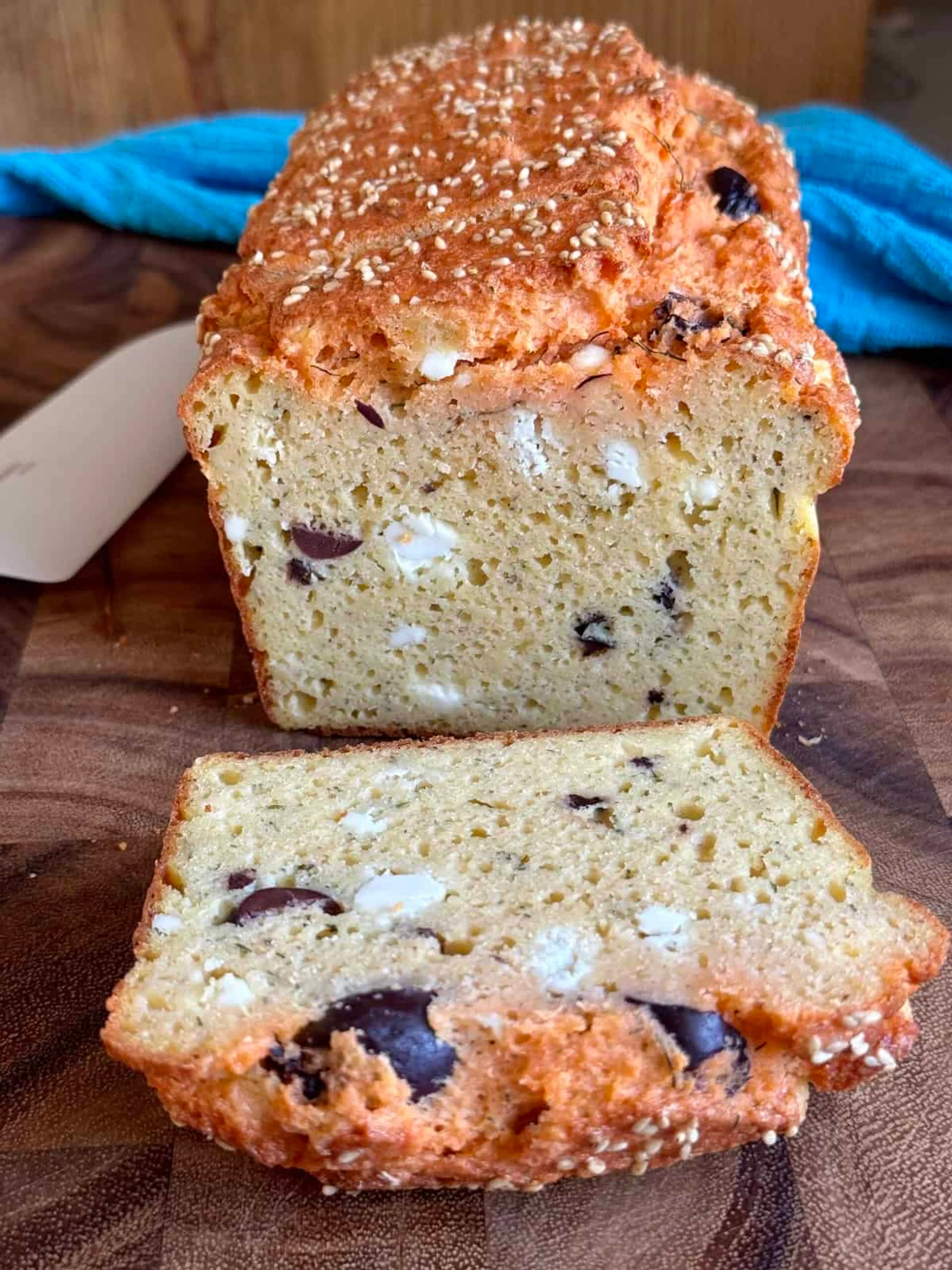 Healthy Mediterranean Lentil Loaf