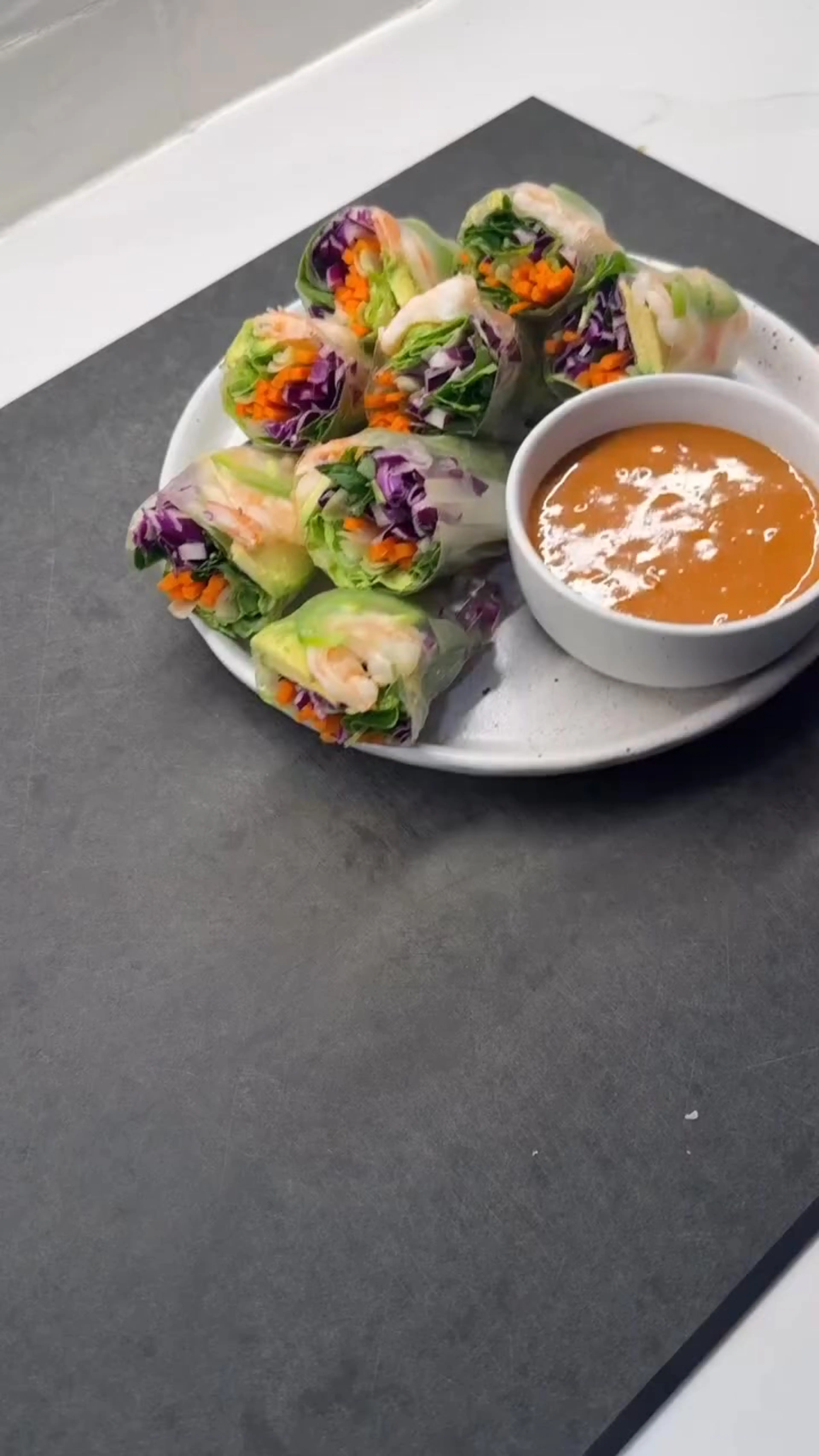 Low Cal Shrimp Summer Rolls