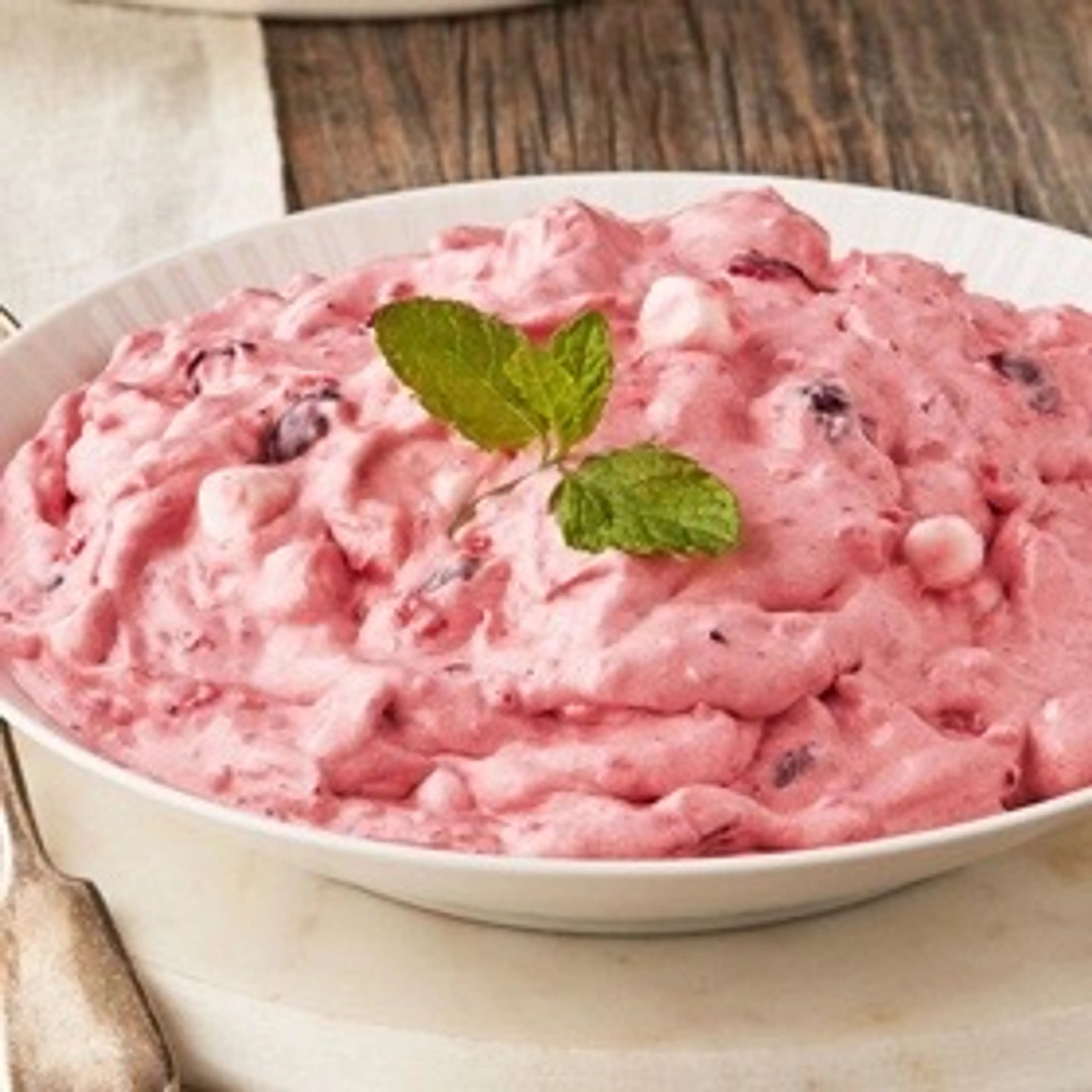Fluffy Cran-Raspberry Salad