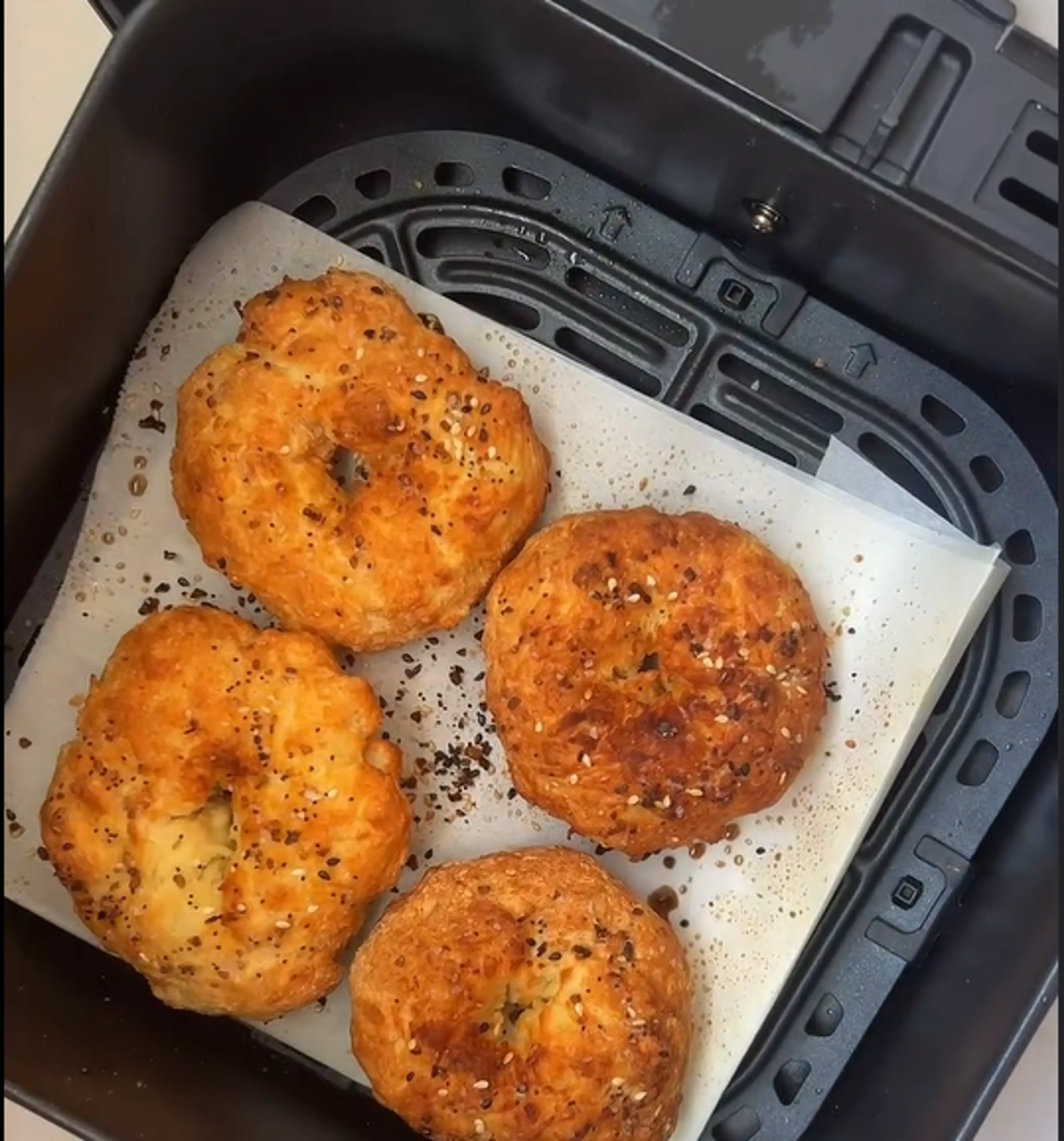 Greek Yoghurt Air Fryer Bagels