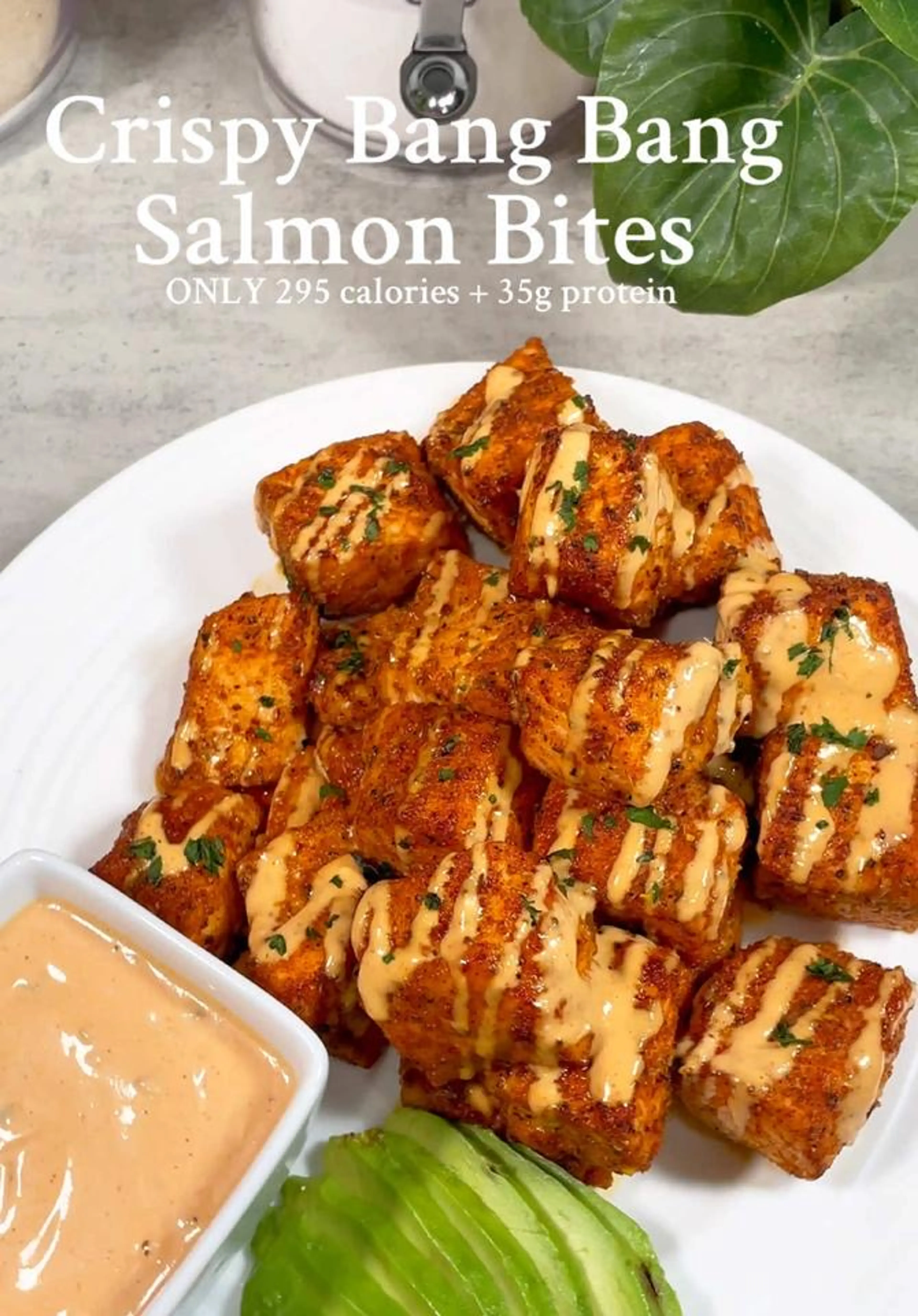 Crispy Bang Bang Salmon Bites