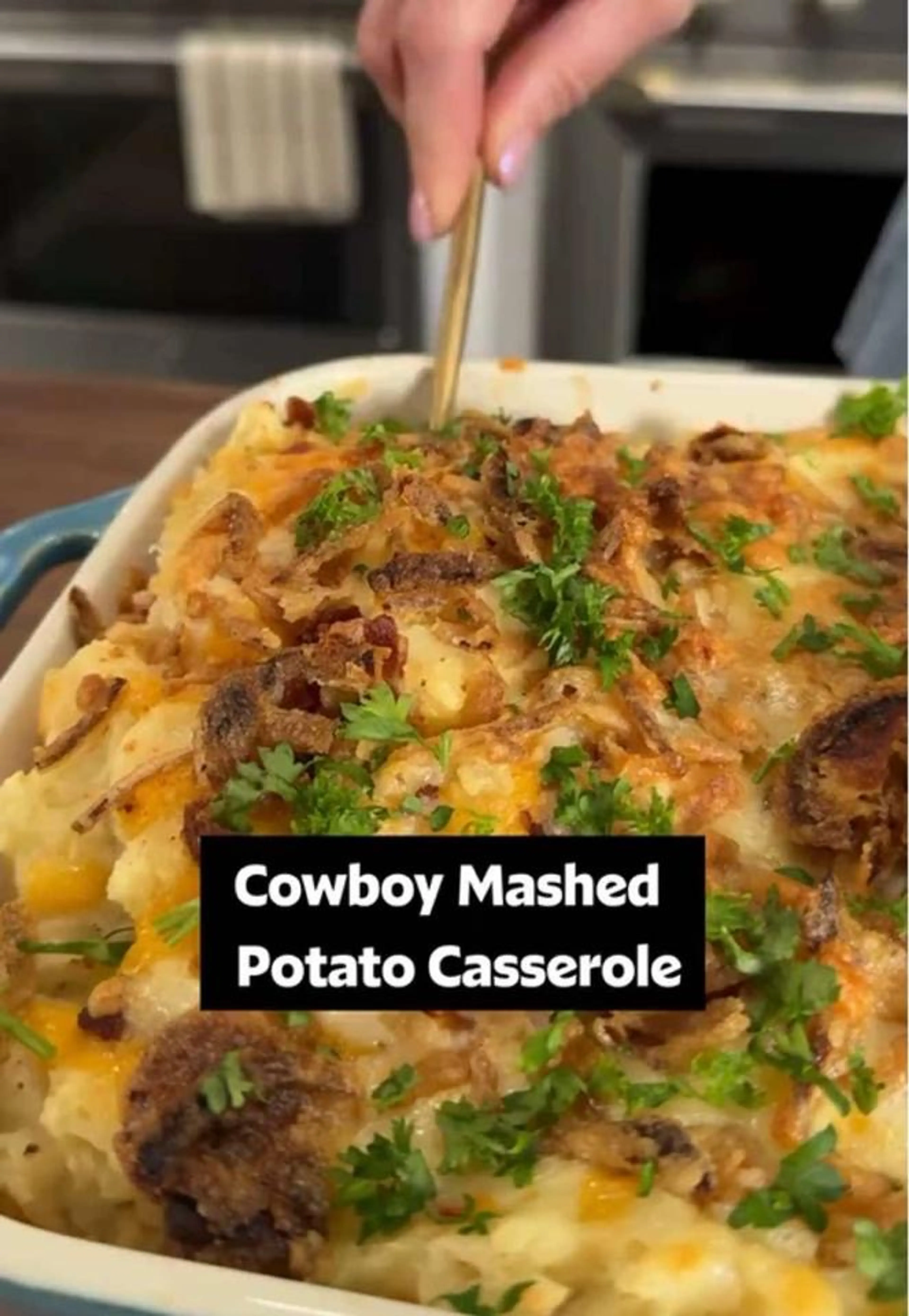 Cowboy Mashed Potato Casserole