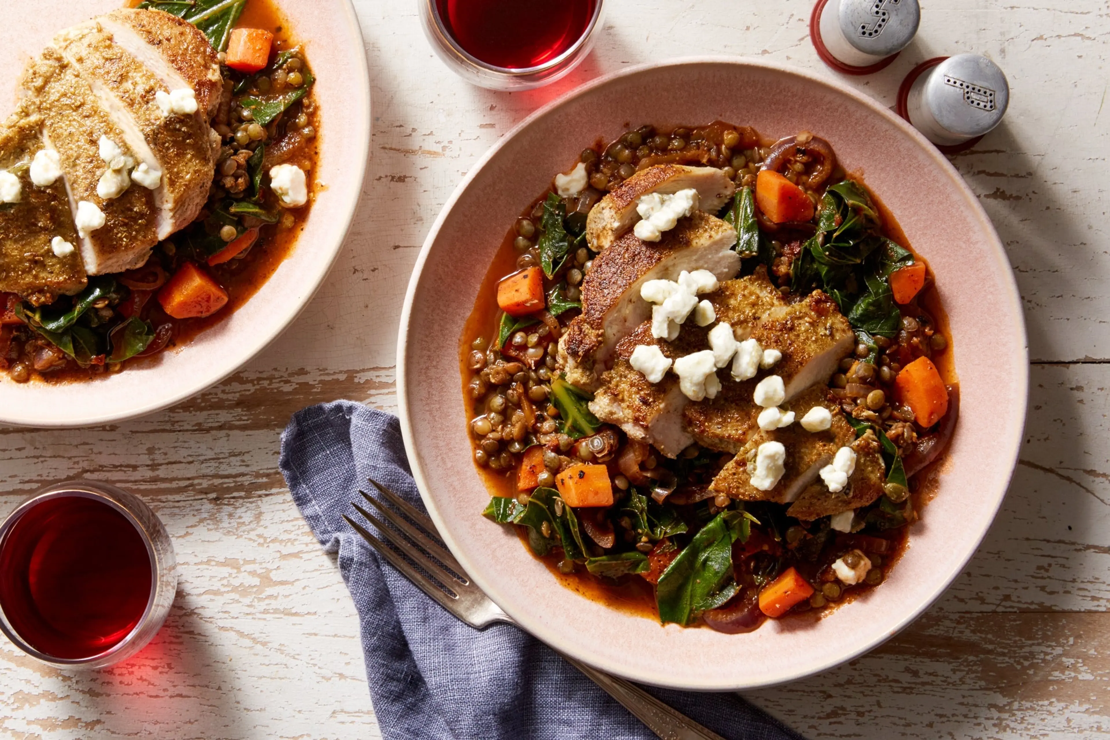 Tuscan Chicken & Green Lentil Stew (Blue Apron)