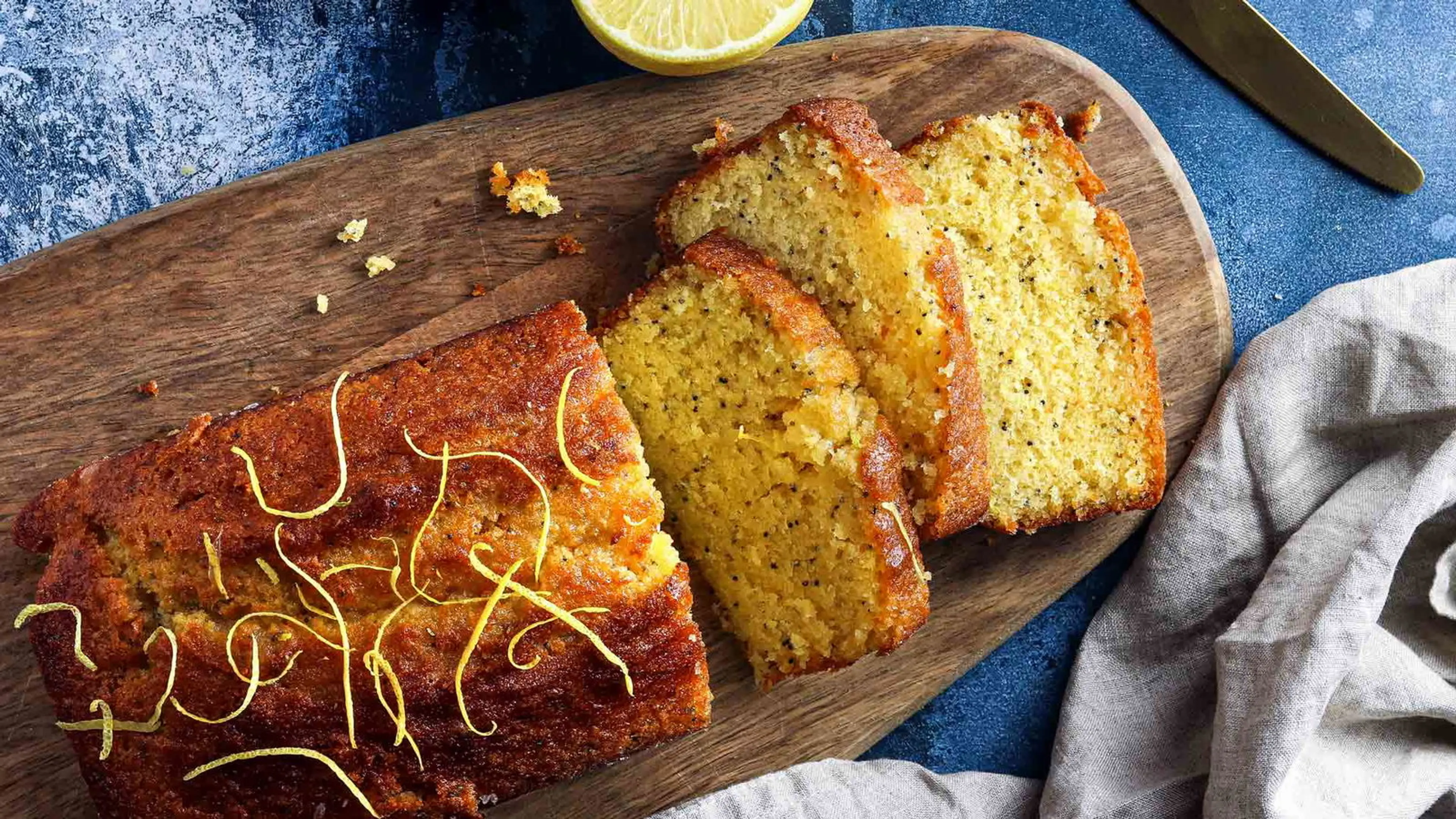 Lemon & Poppy Seed Drizzle Cake