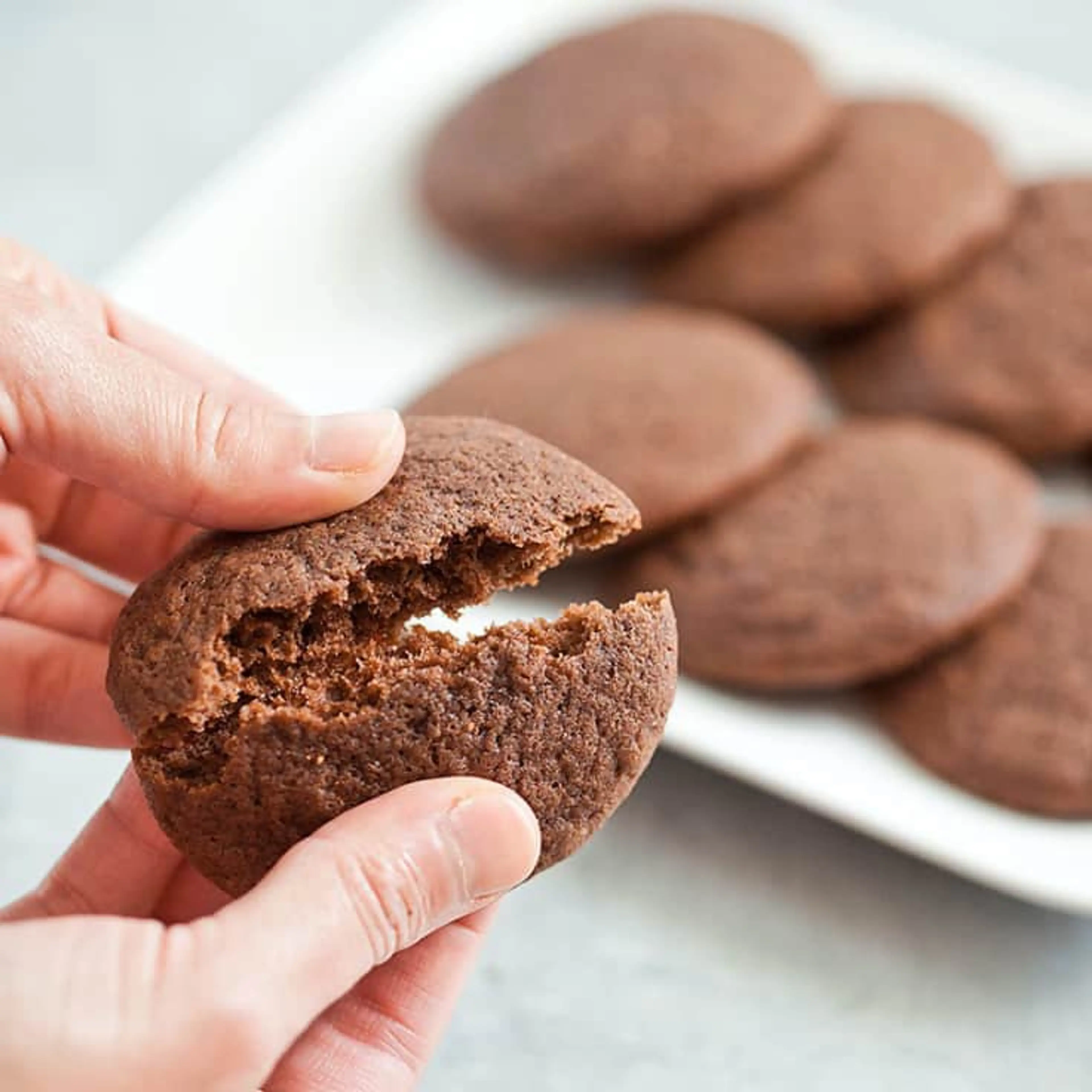 Chocolate Cottage Cheese Drop Cookies (ATK)