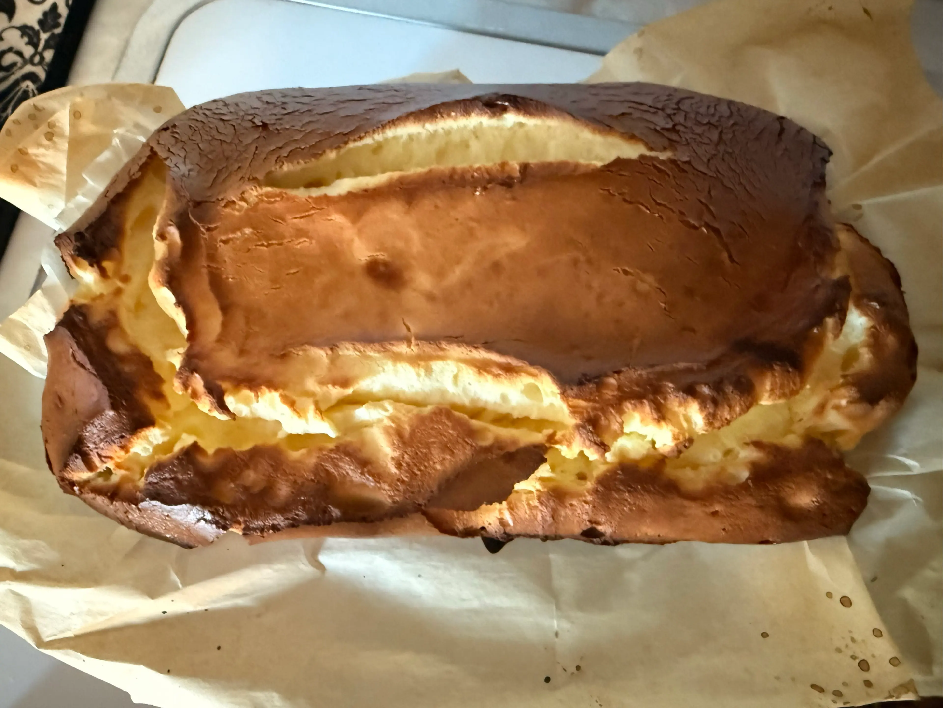 Easy Basque Cheesecake