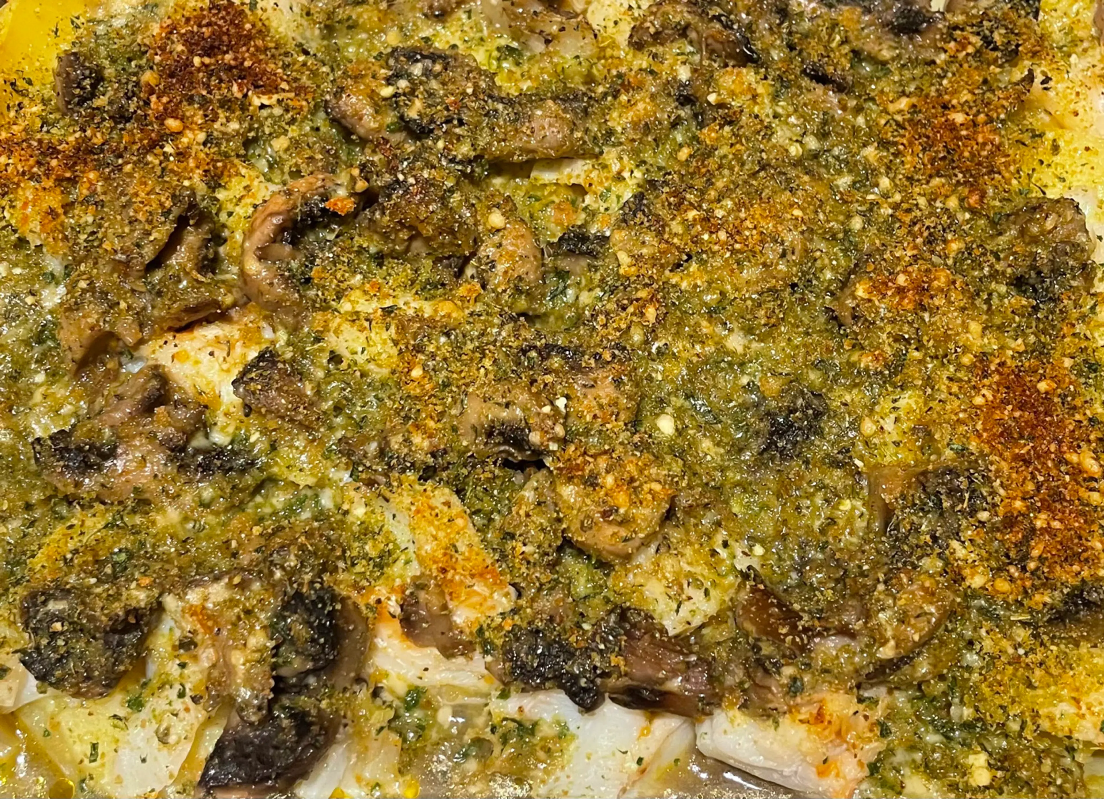 Baccalà, patate e funghi