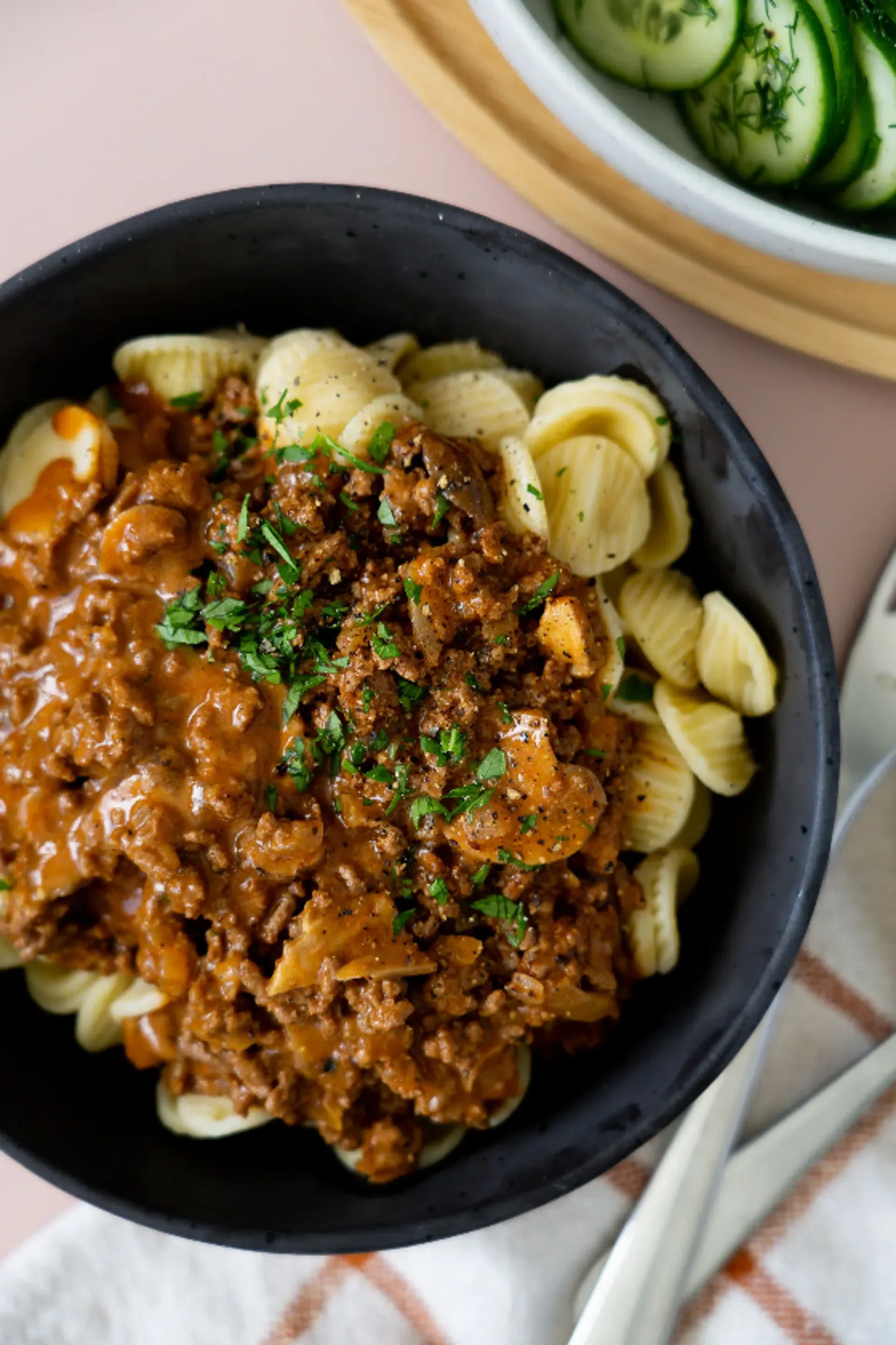 Minced (Ground) Beef Stroganoff
