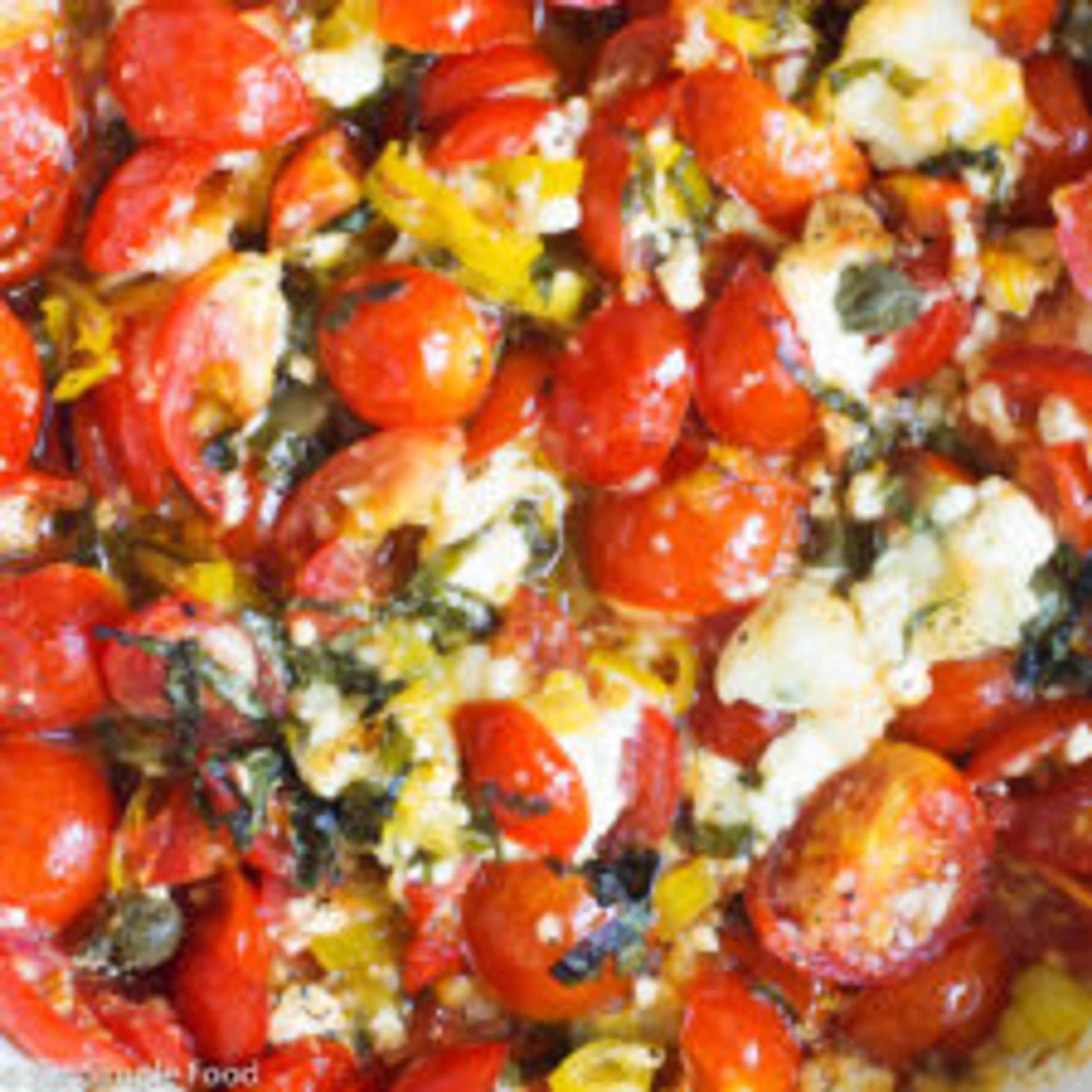 Baked Tomato and Goat Cheese