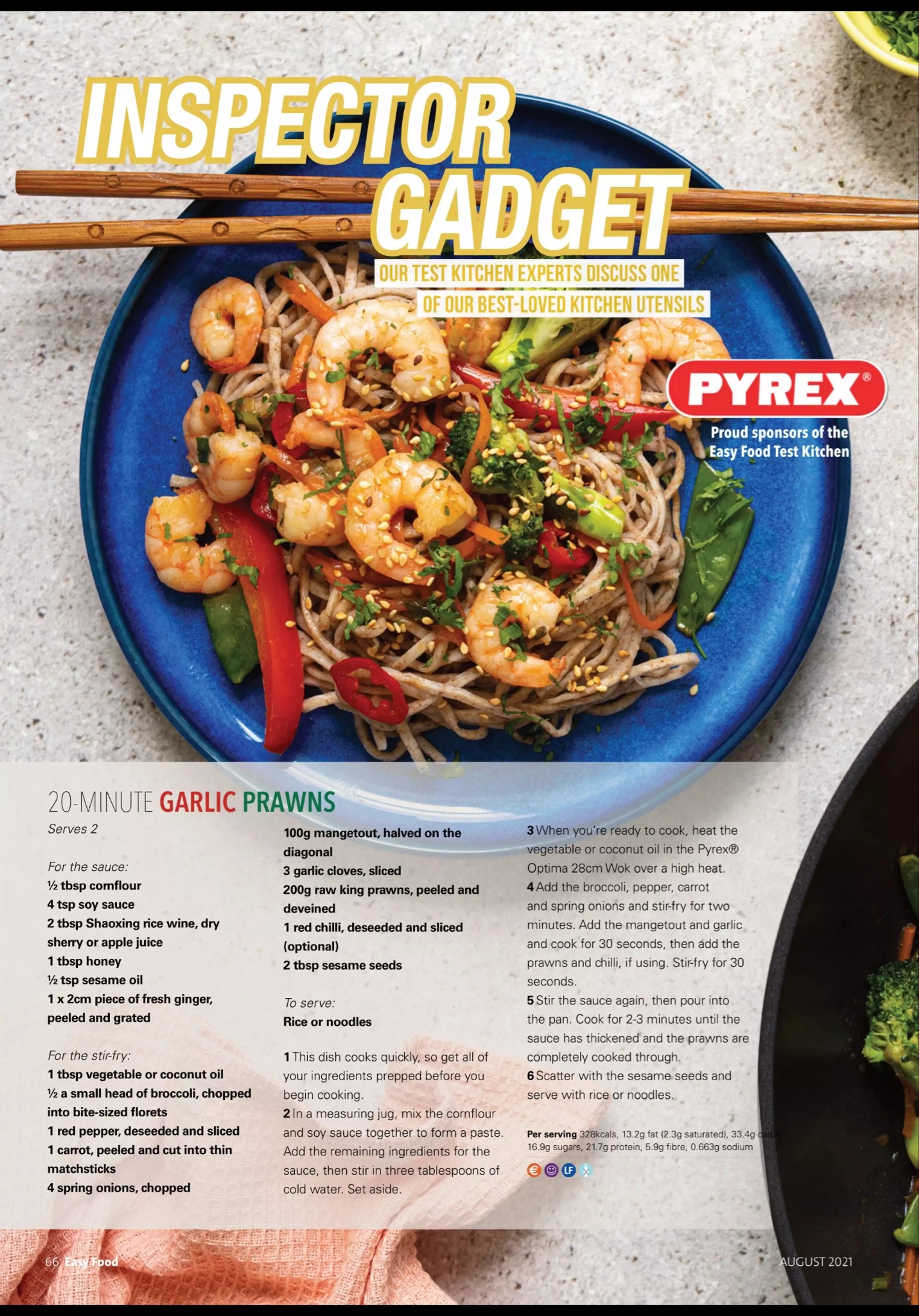 20-MINUTE GARLIC PRAWNS