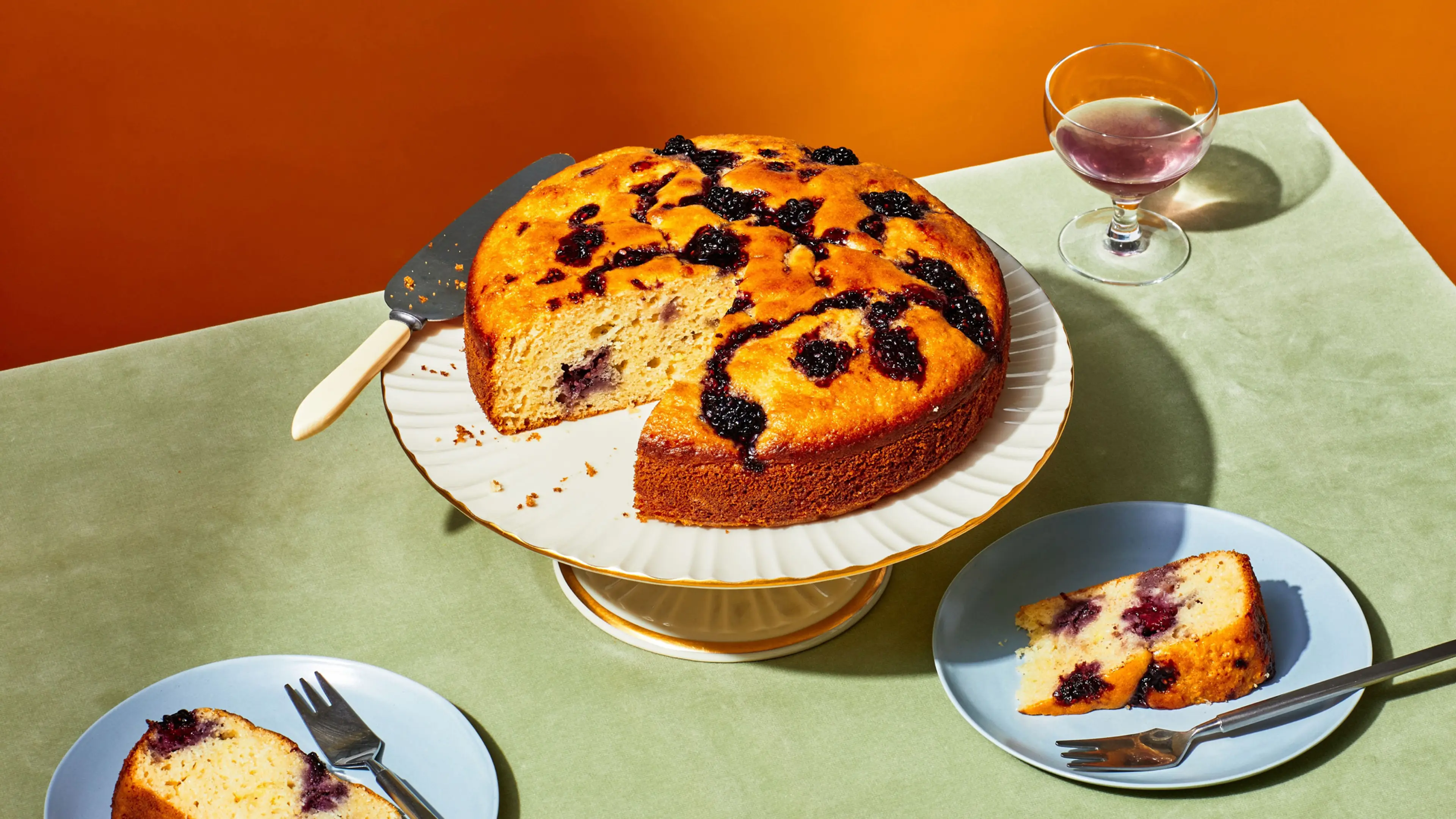 Any-Berry Lemon Ricotta Cake