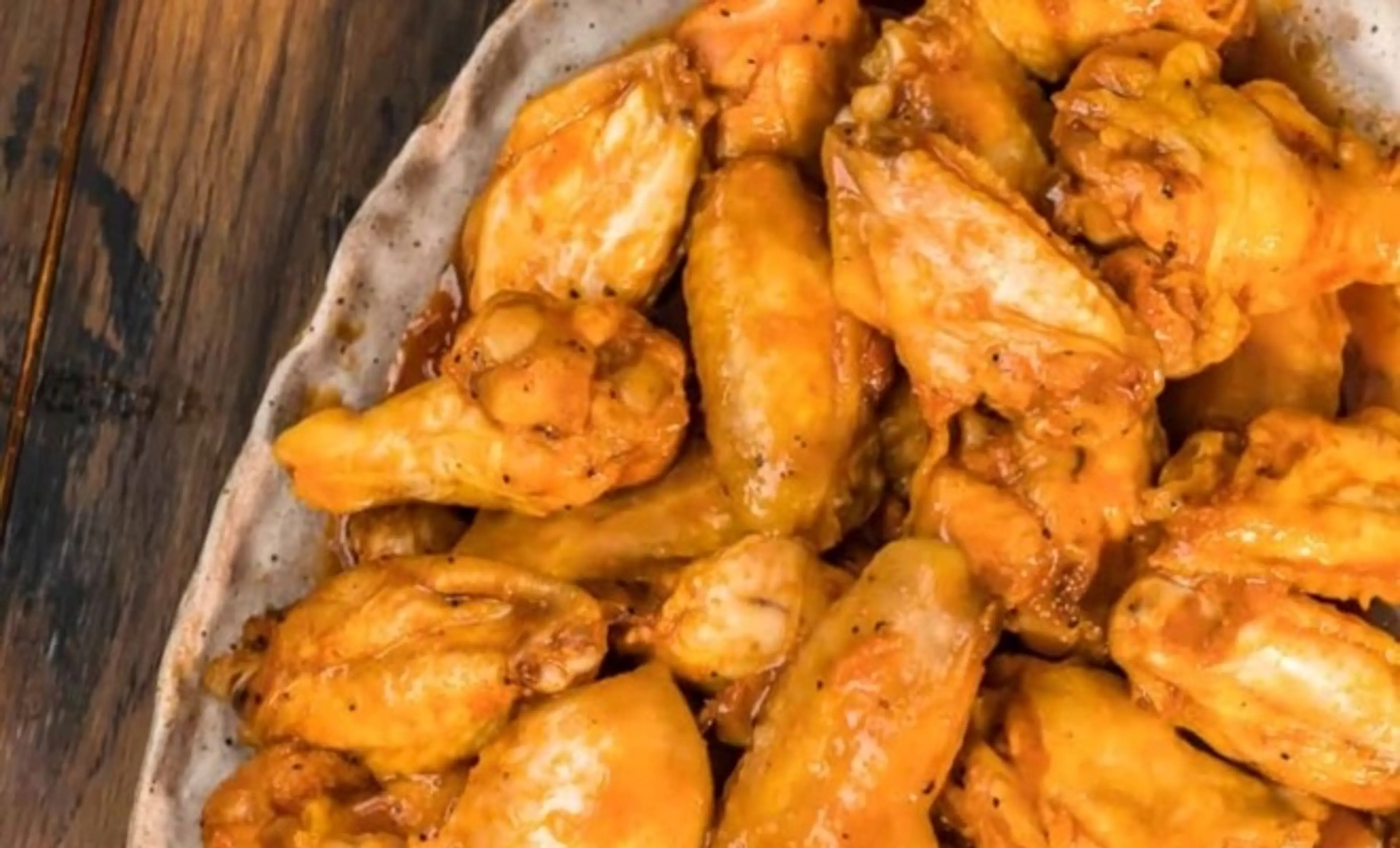 Cookie Rookie Honey BBQ Chicken Wings