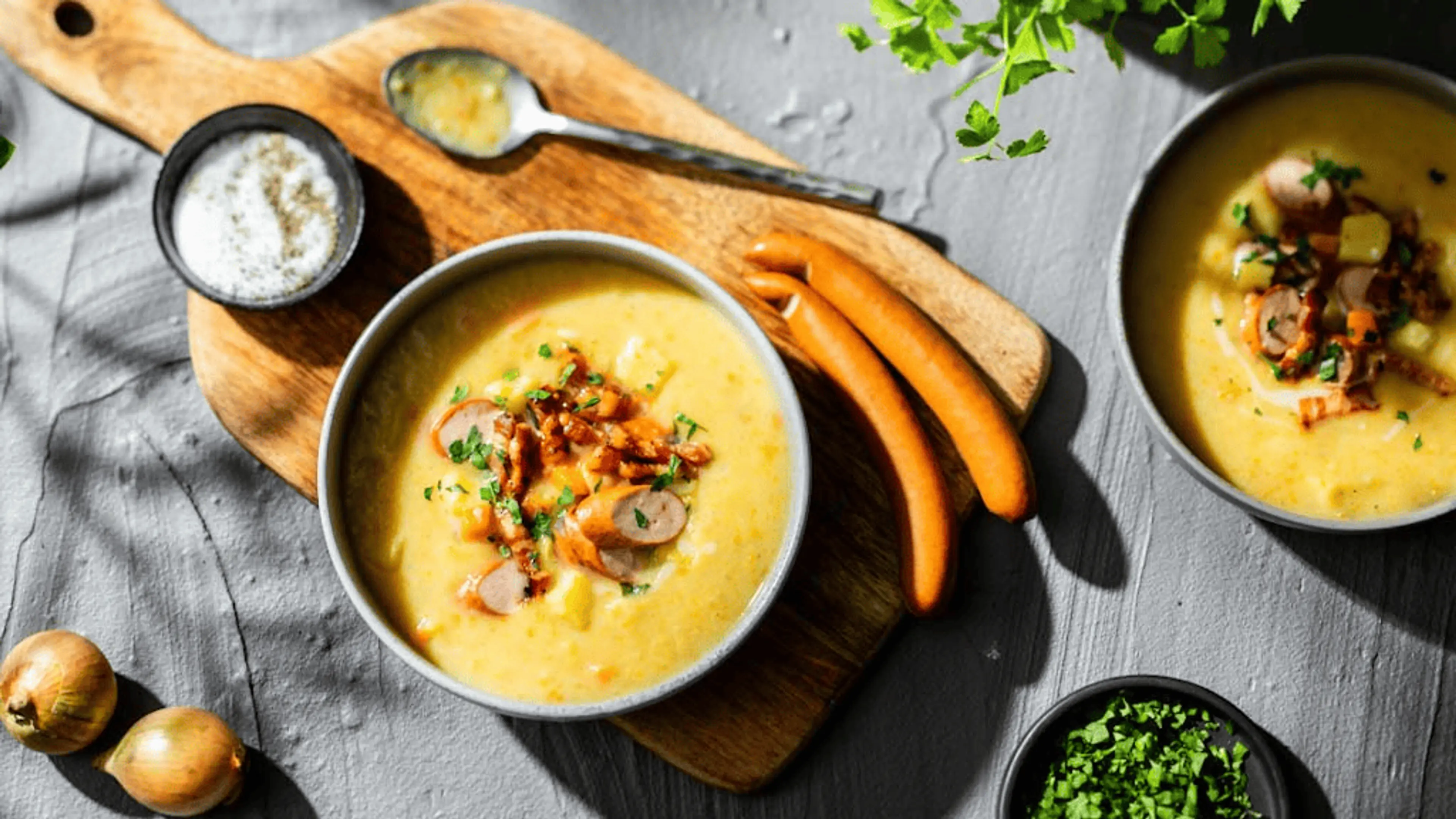 Fränkische Kartoffelsuppe