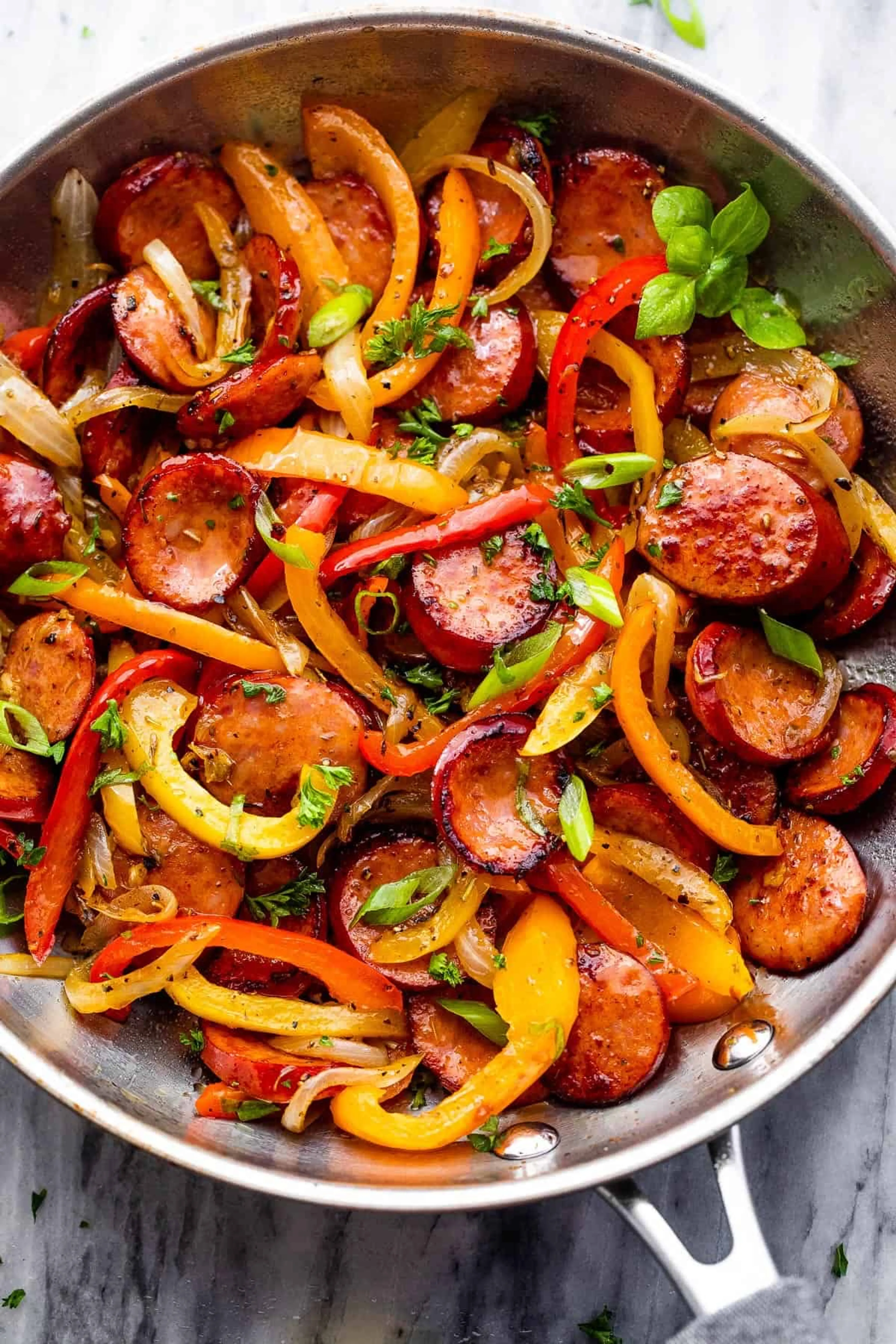 Sausage and Peppers Skillet