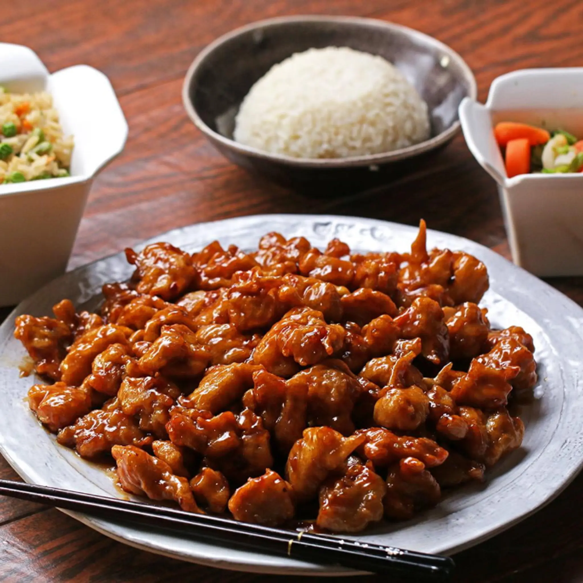 Original orange chicken by panda express