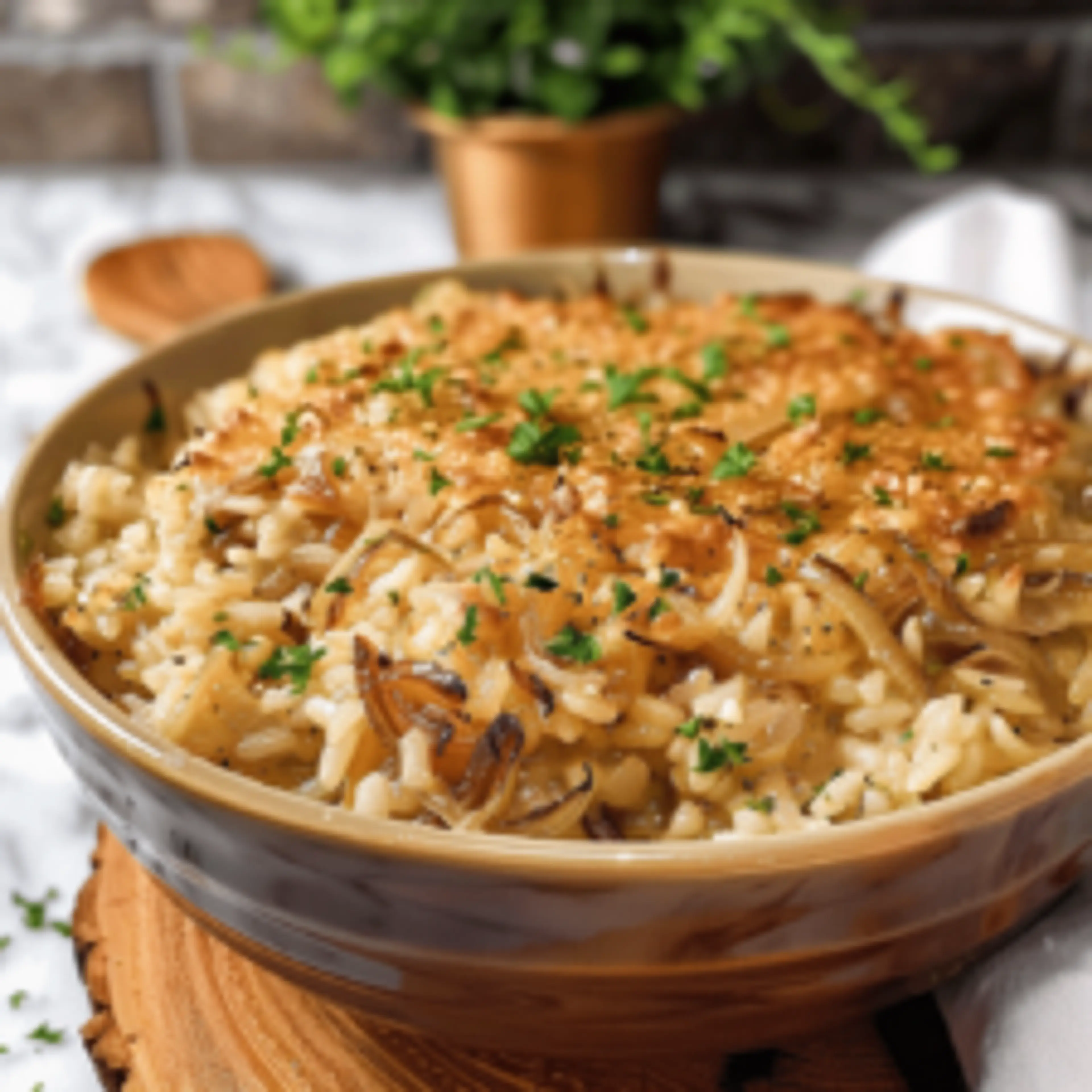 French Onion Soup Rice Recipe