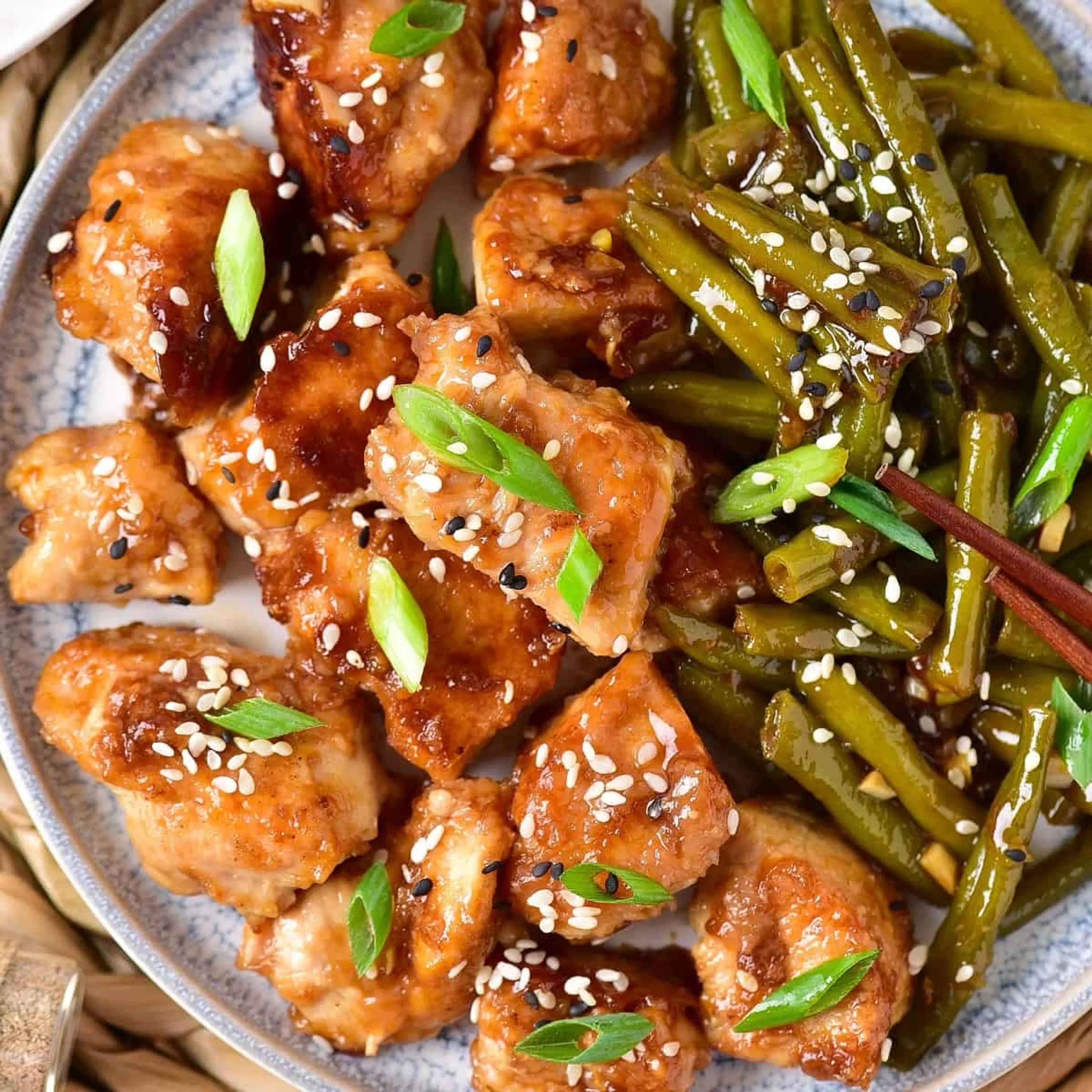 Easy Chinese Chicken and Green Beans