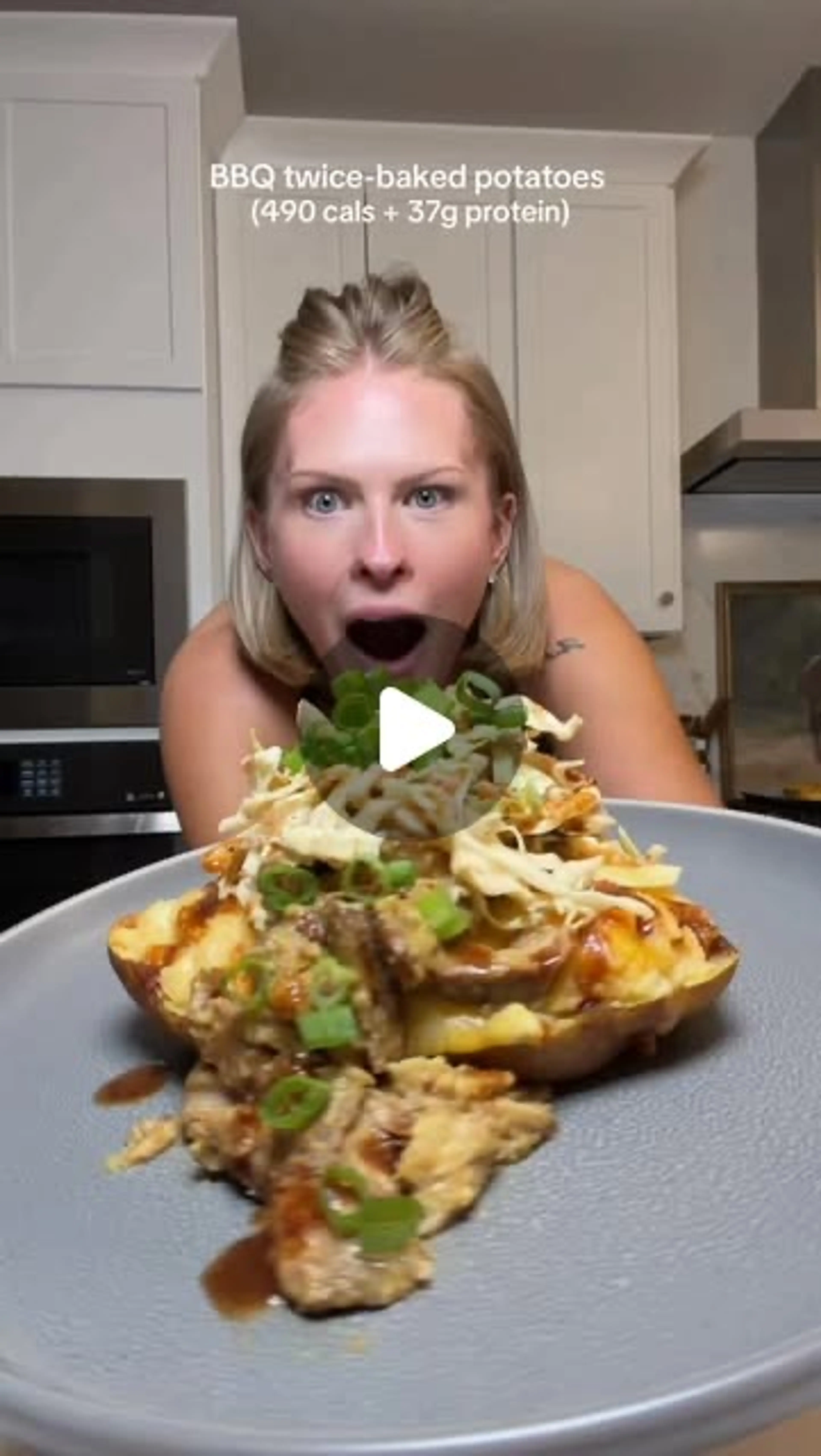 Loaded Twice-baked Bbq Potatoes