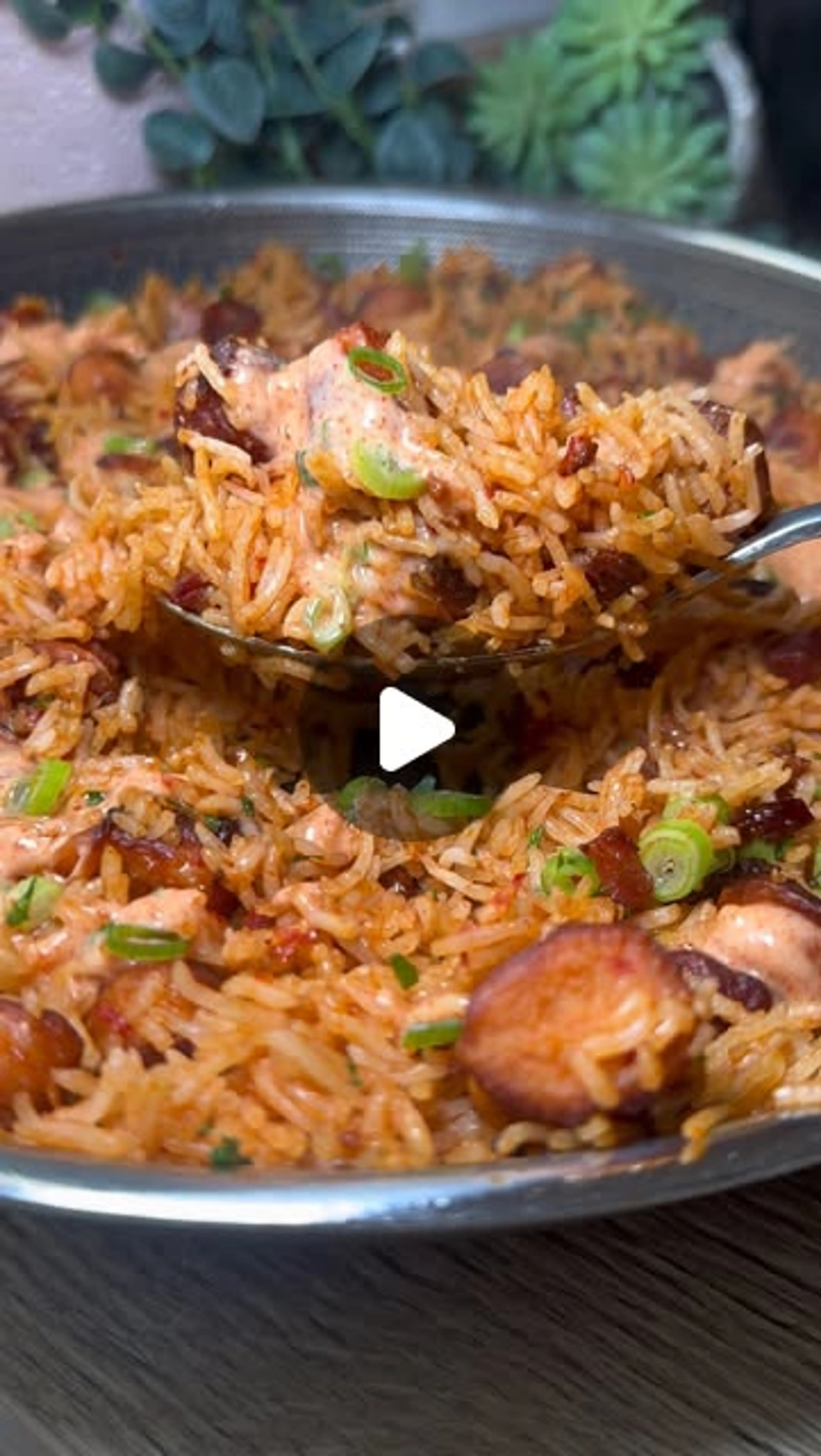 Sticky Honey and Nduja Sausage and Bacon Rice