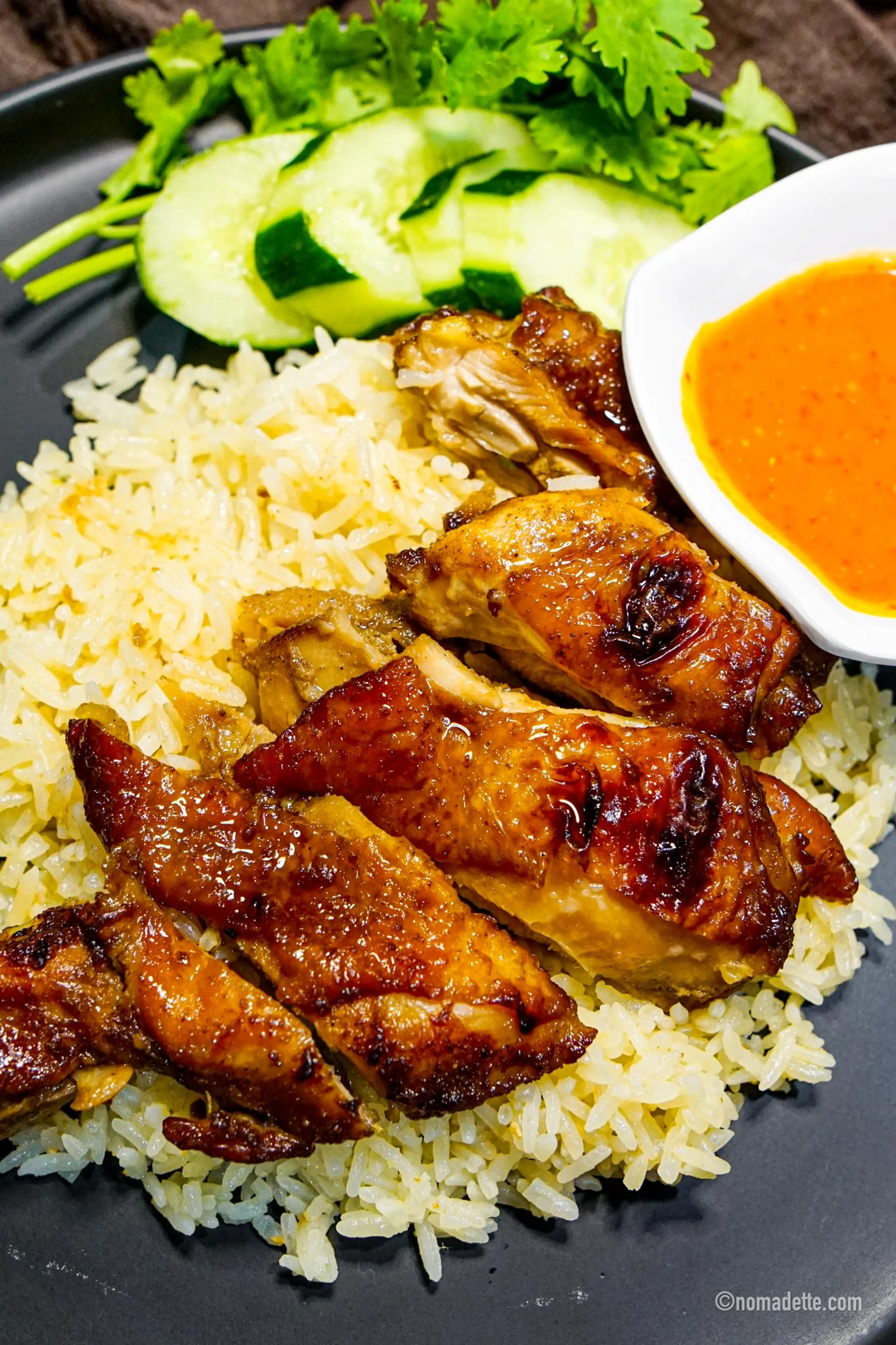 Easy Roasted Chicken Rice