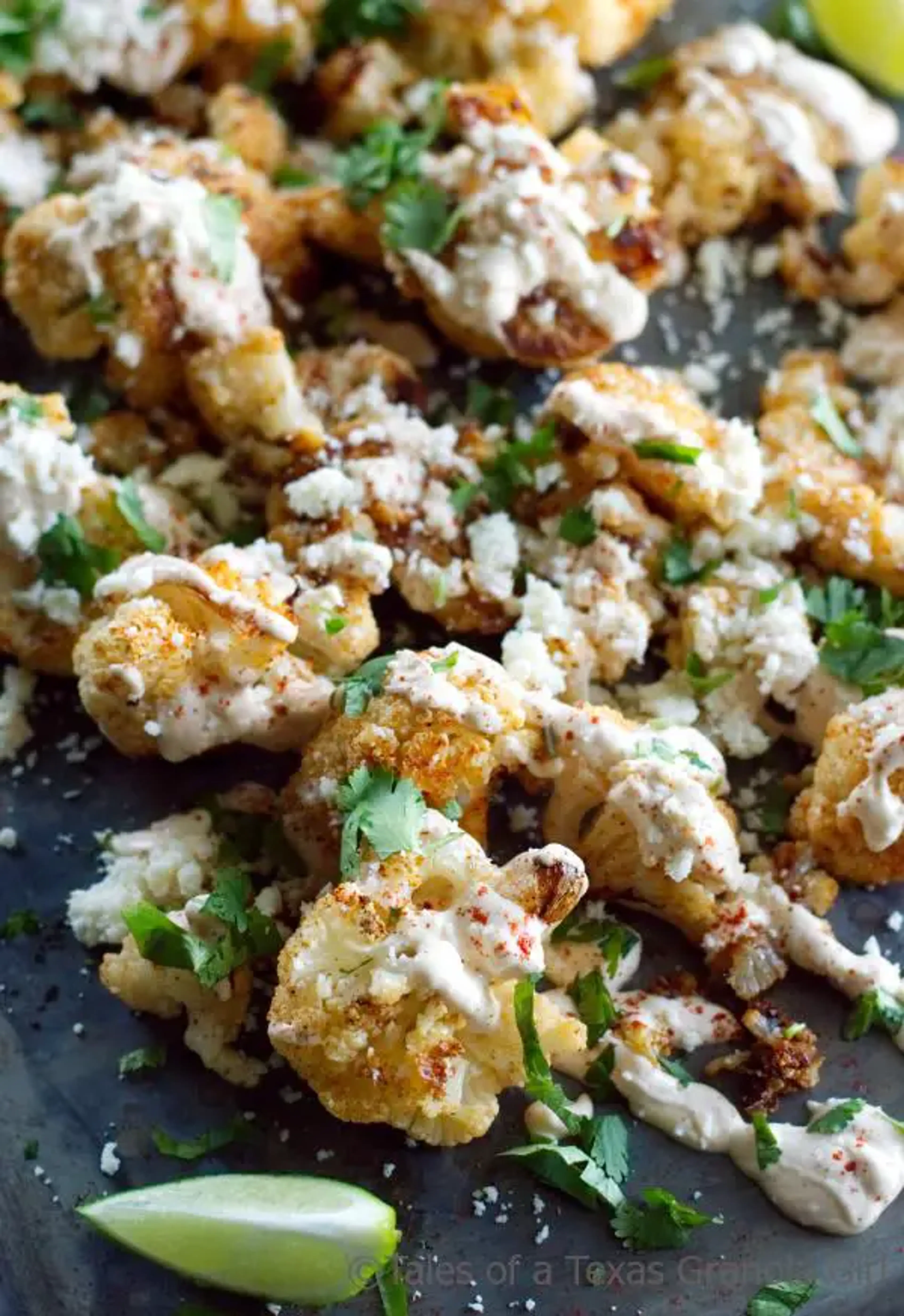 Mexican Street Style Grilled Cauliflower