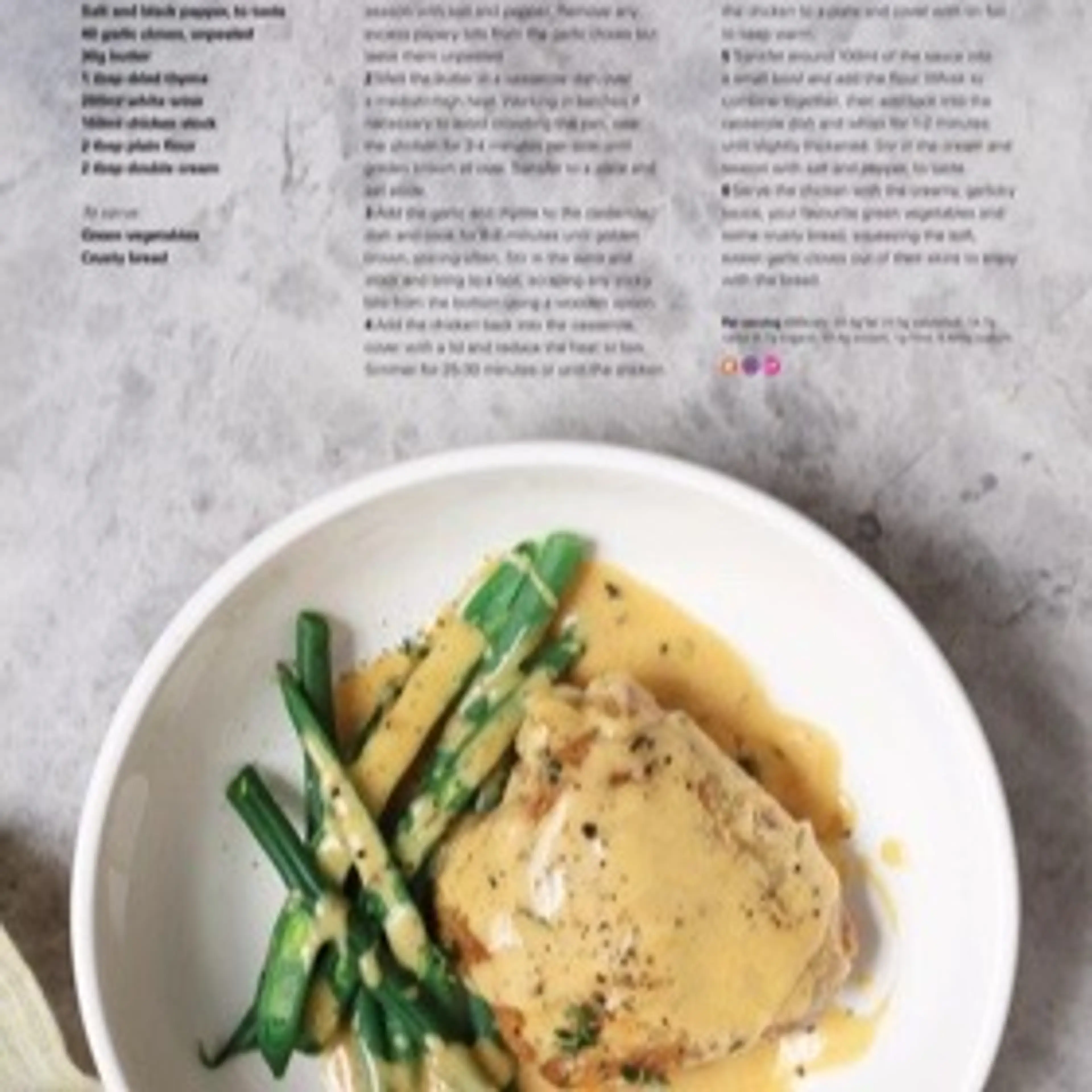 Chicken with 40 cloves of garlic
