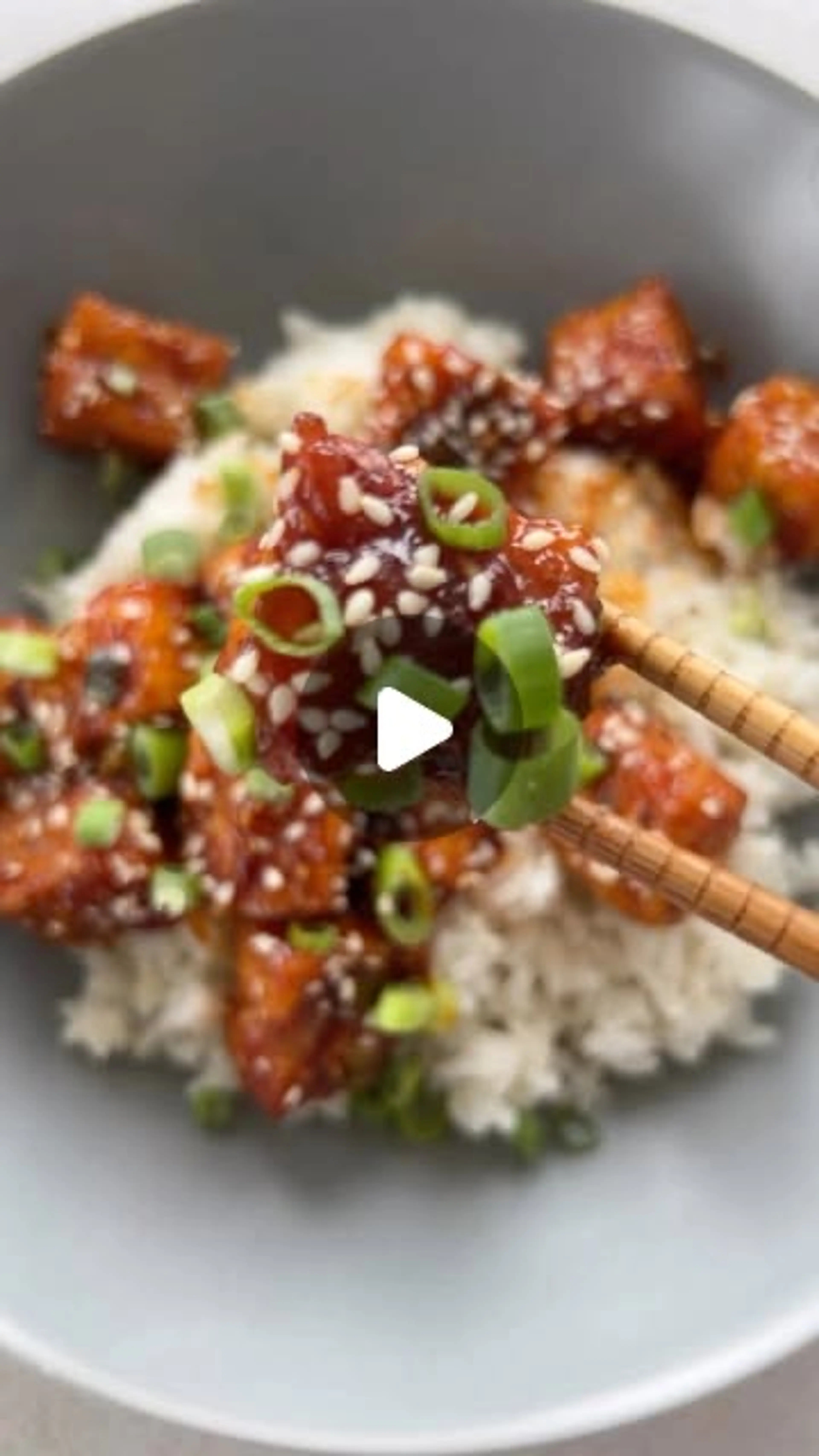 Sticky Sesame Tofu