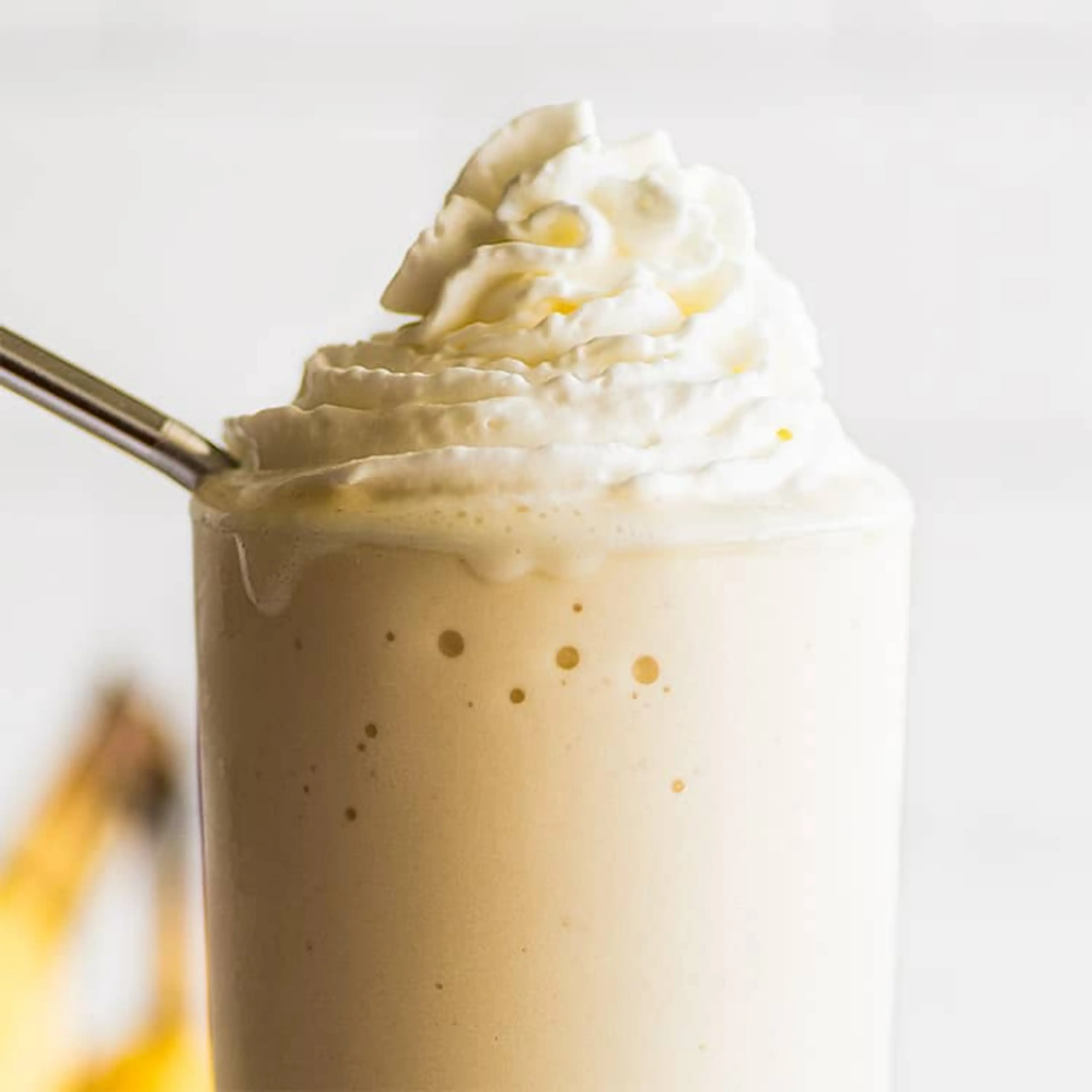 Creamy and Thick Banana Milkshake
