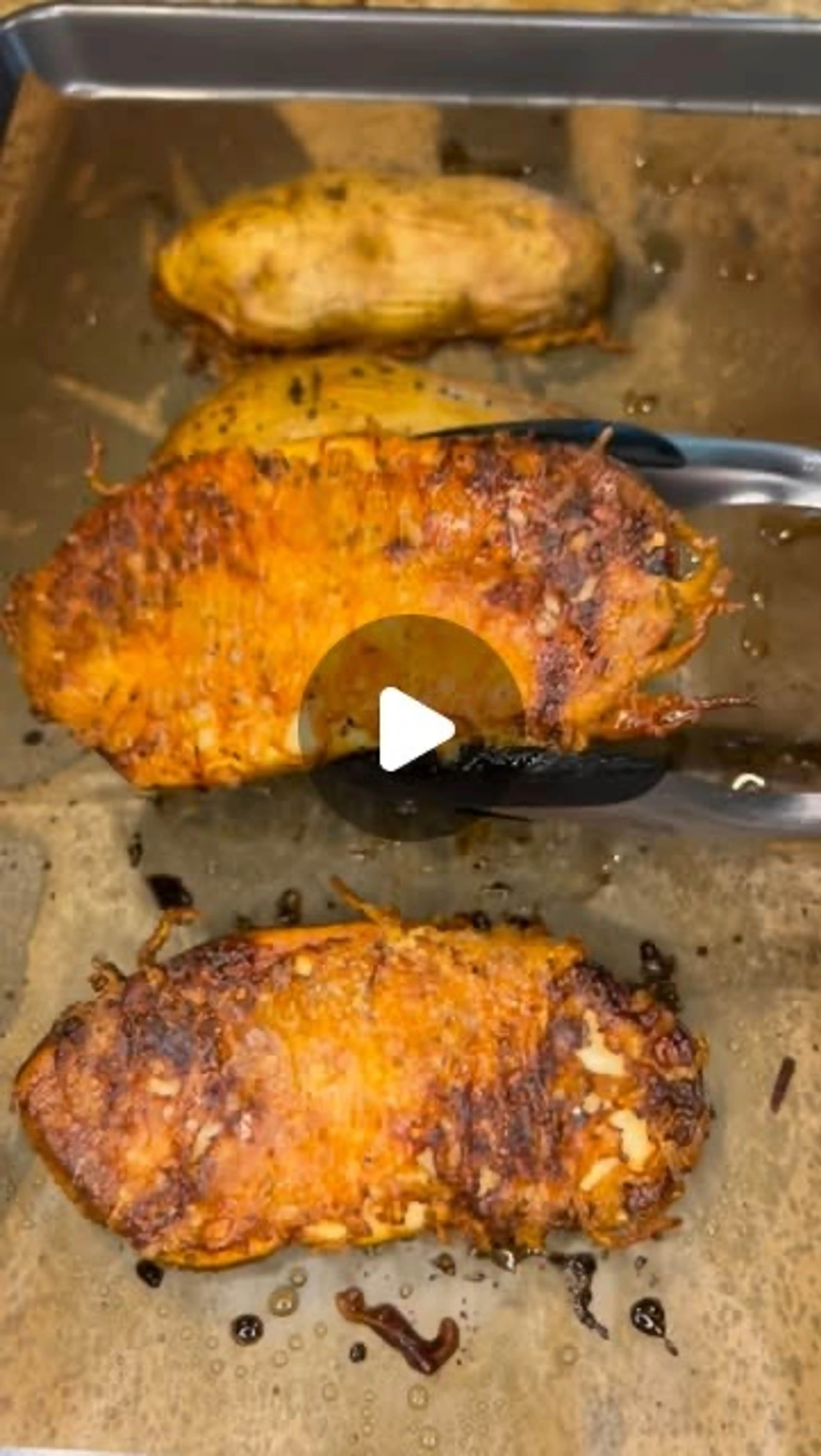 Crispy Baked Potato Halves