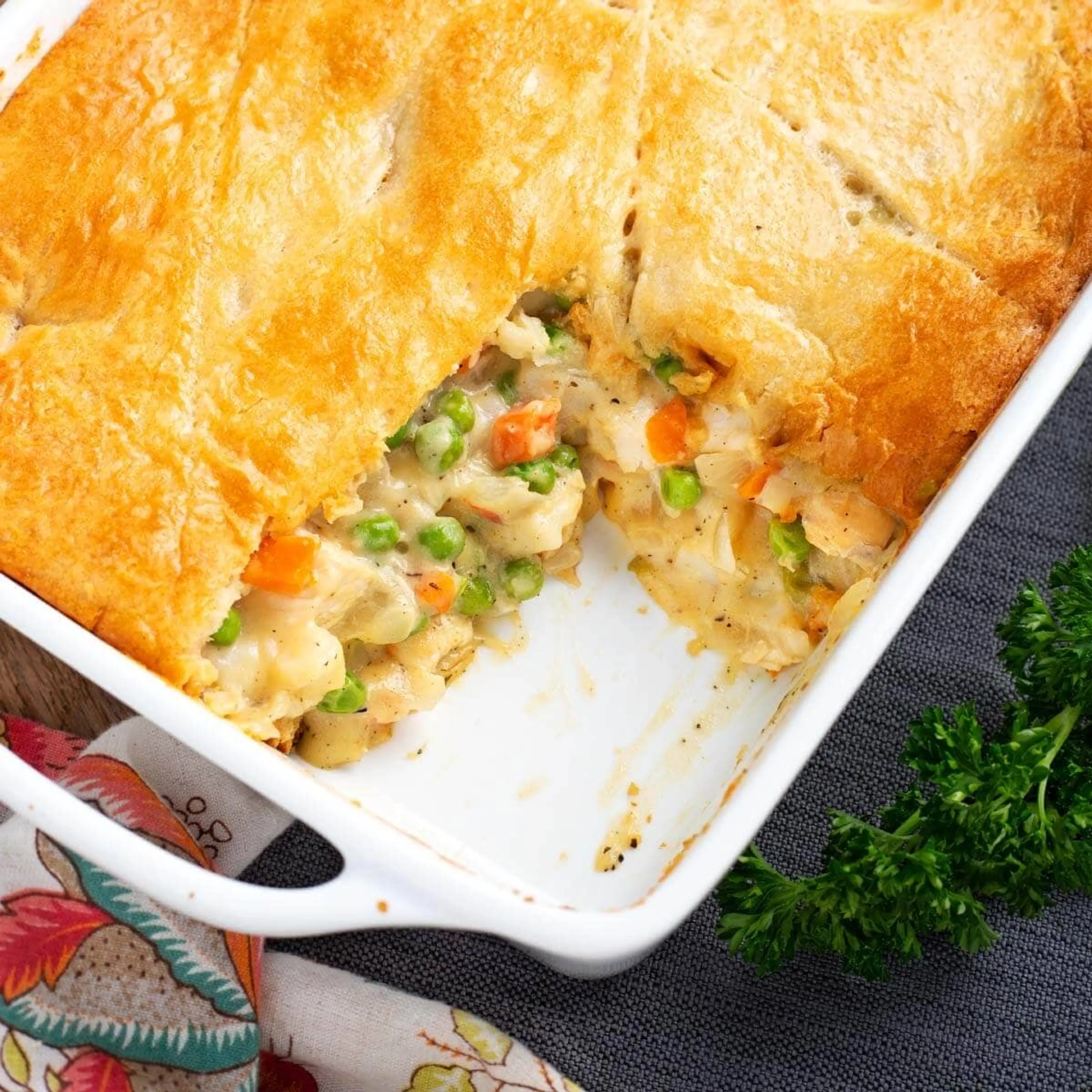 Chicken Pot Pie Casserole