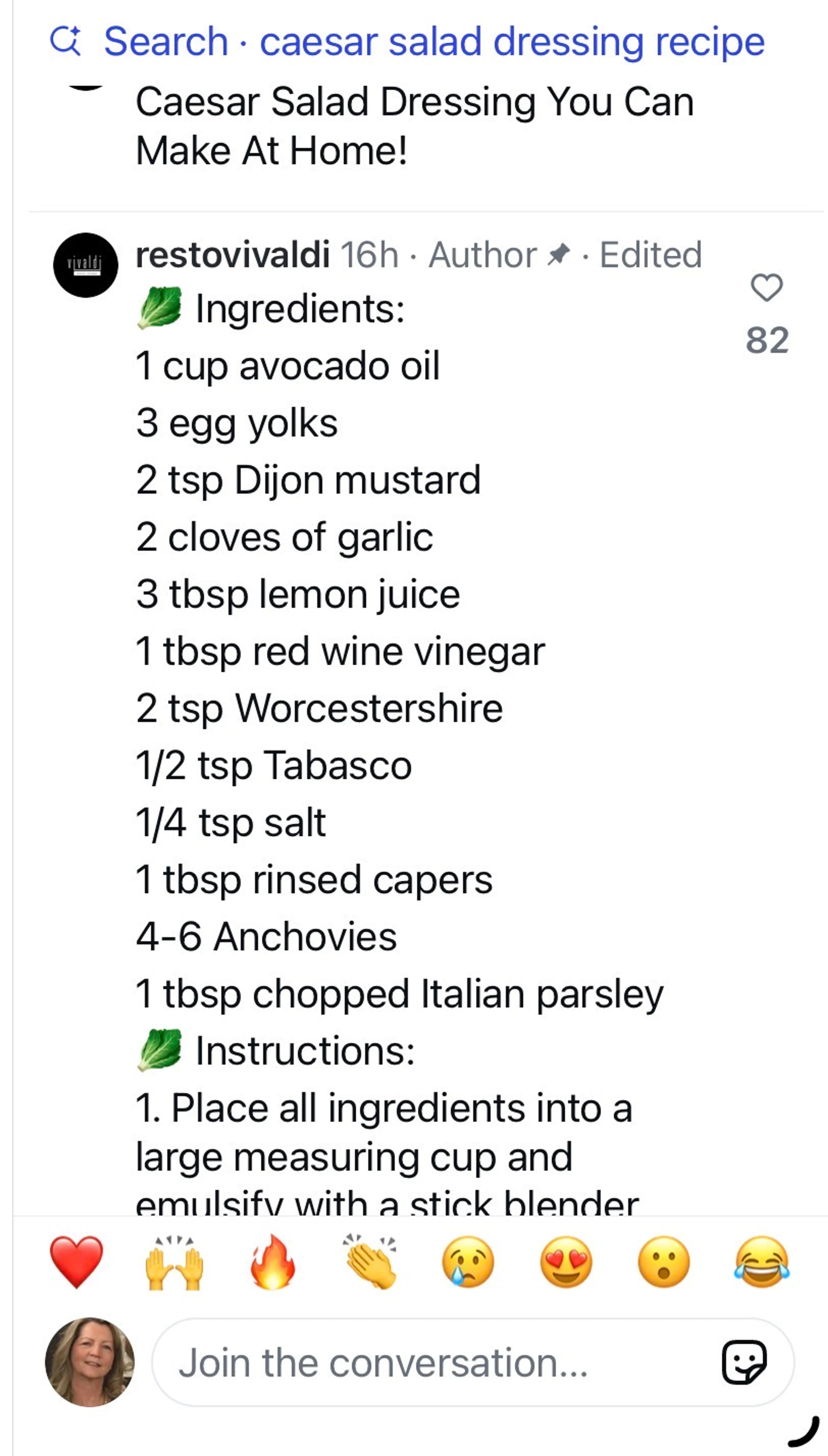 Caesar Salad Dressing You Can Make at Home