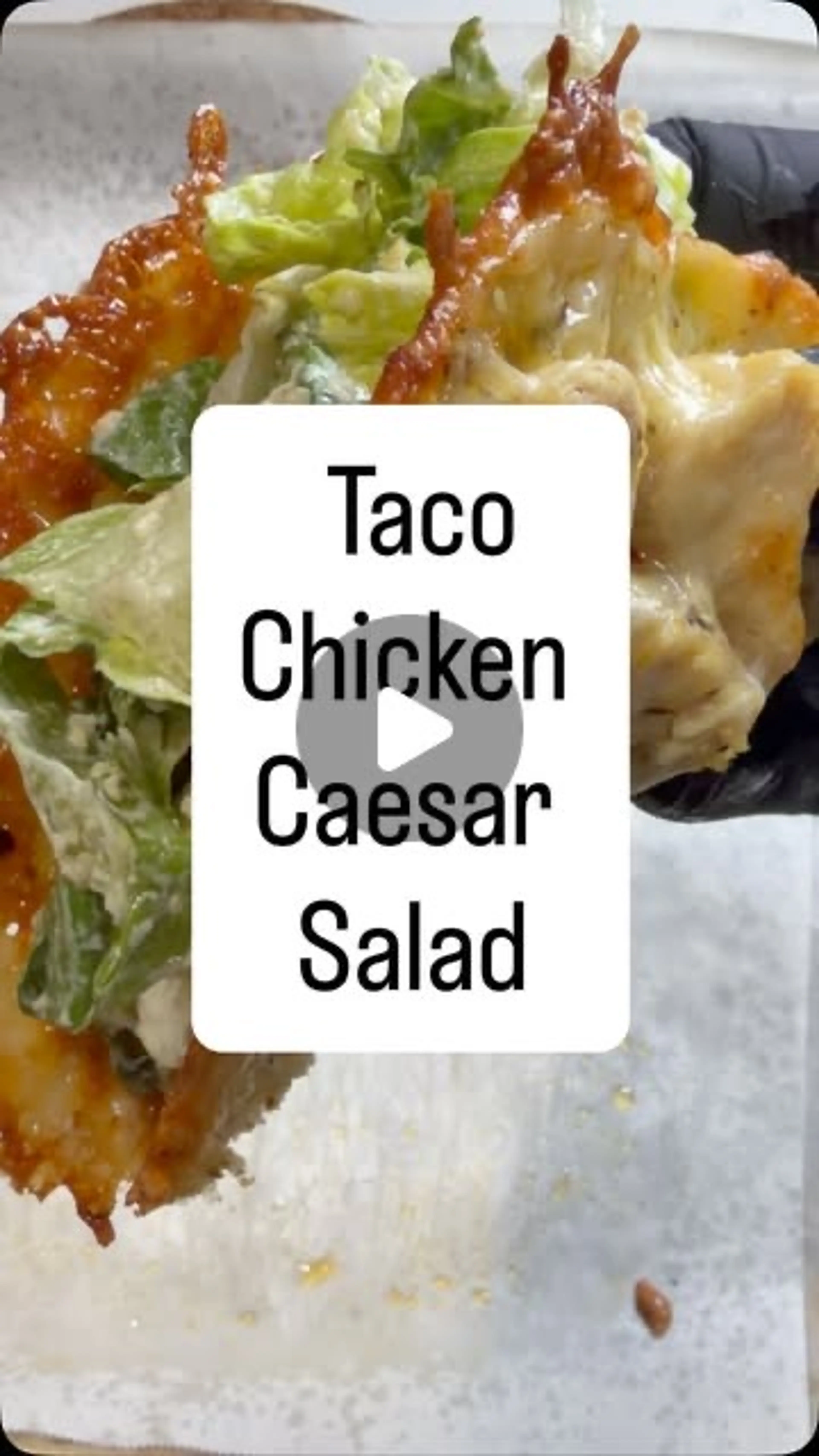 Insane Taco Chicken Caesar Salad