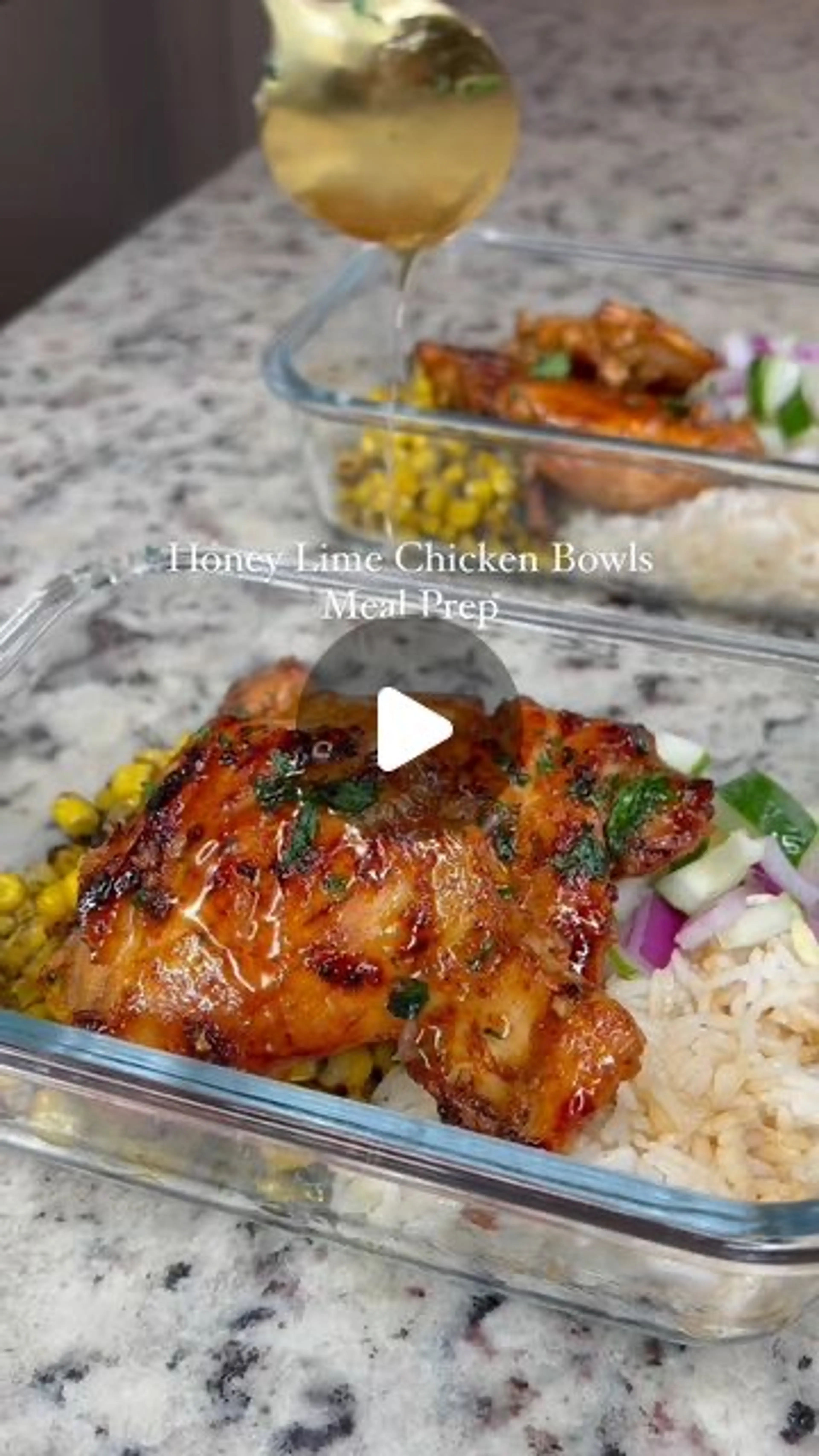 Honey Lime Chicken Bowls